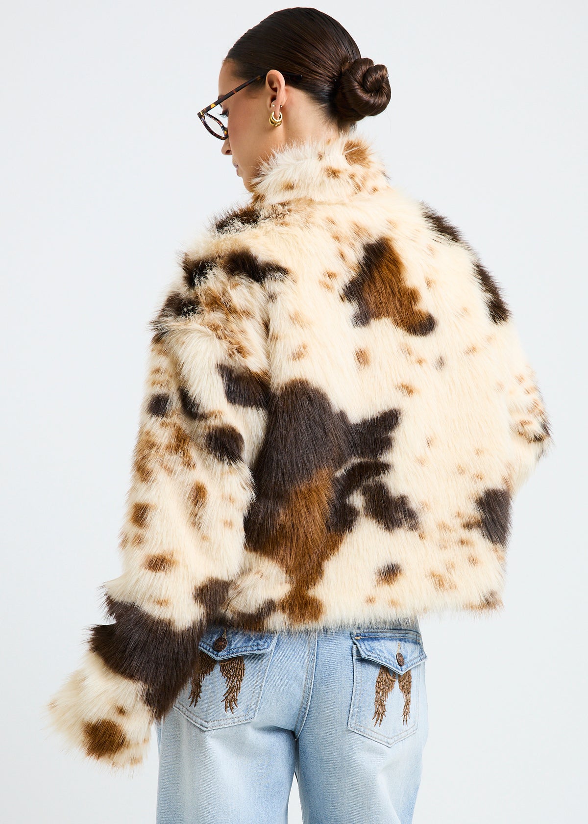 Highland Cow Print Jacket COW PRINT