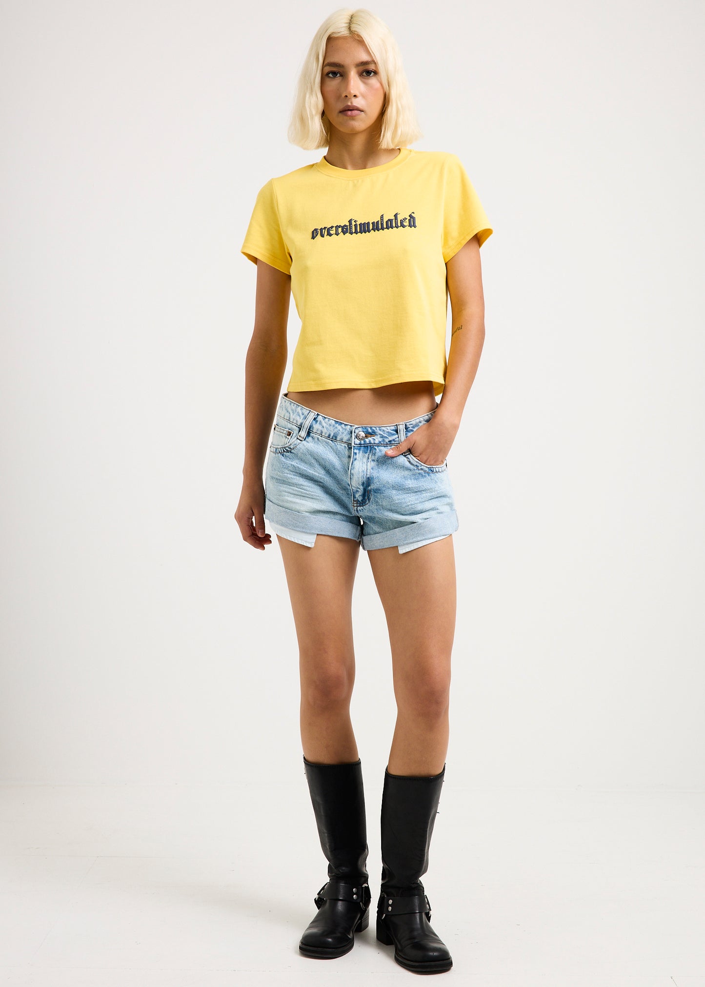 Melody Rolled Denim Short