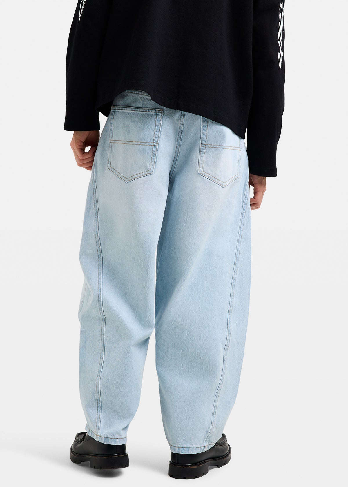 Disrupt Baggy Denim Jeans LIGHT BLUE