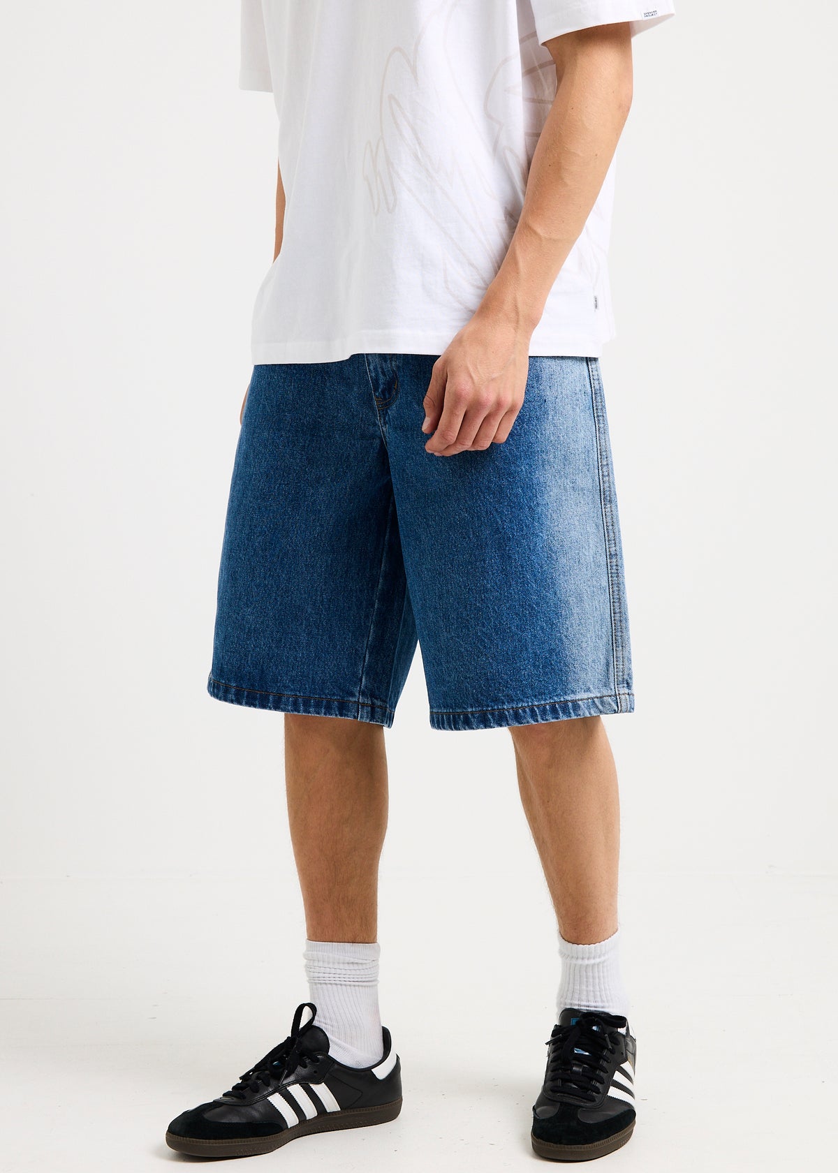 Slide Jorts BLUE