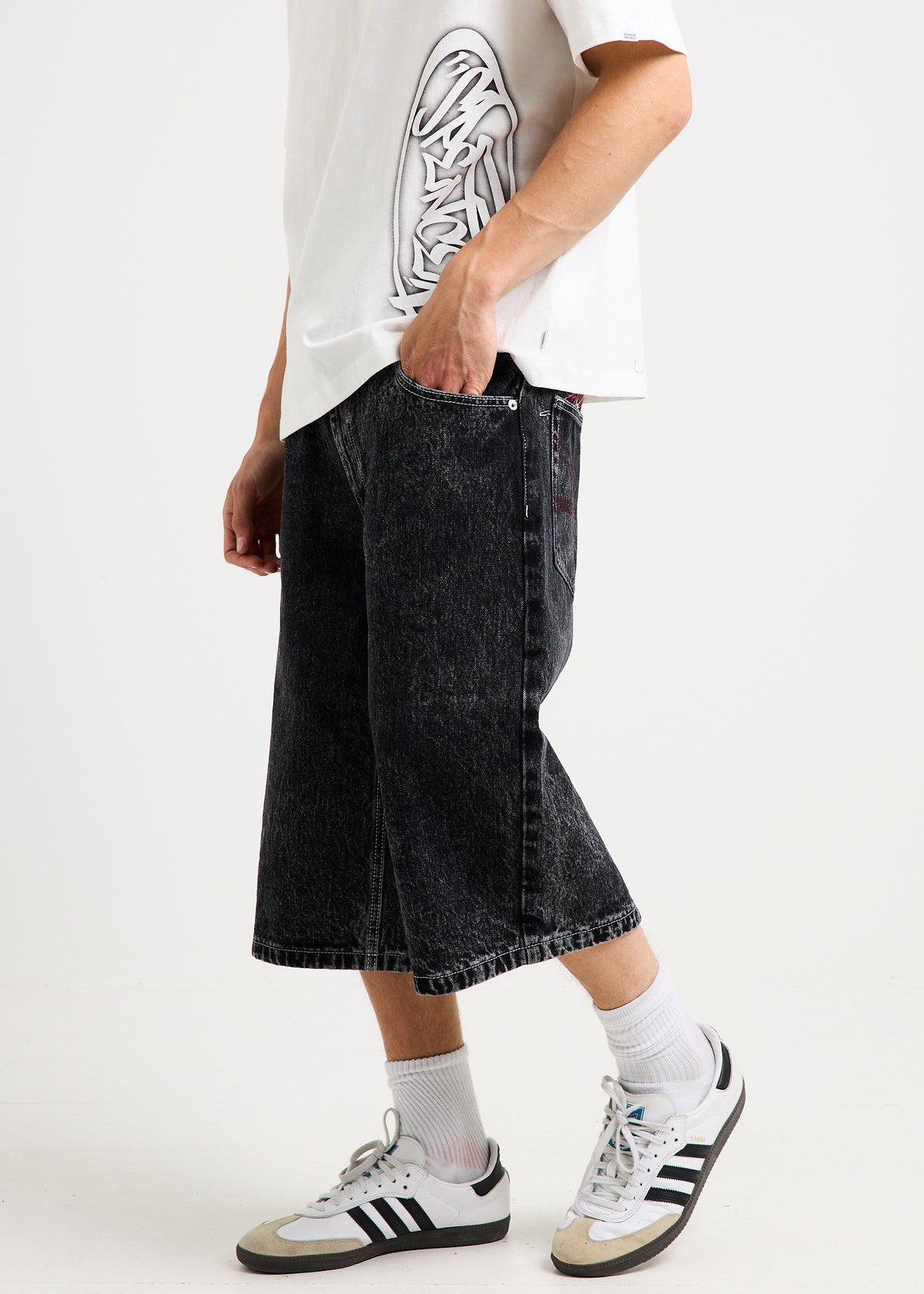 Bolt Jorts WASHED BLACK