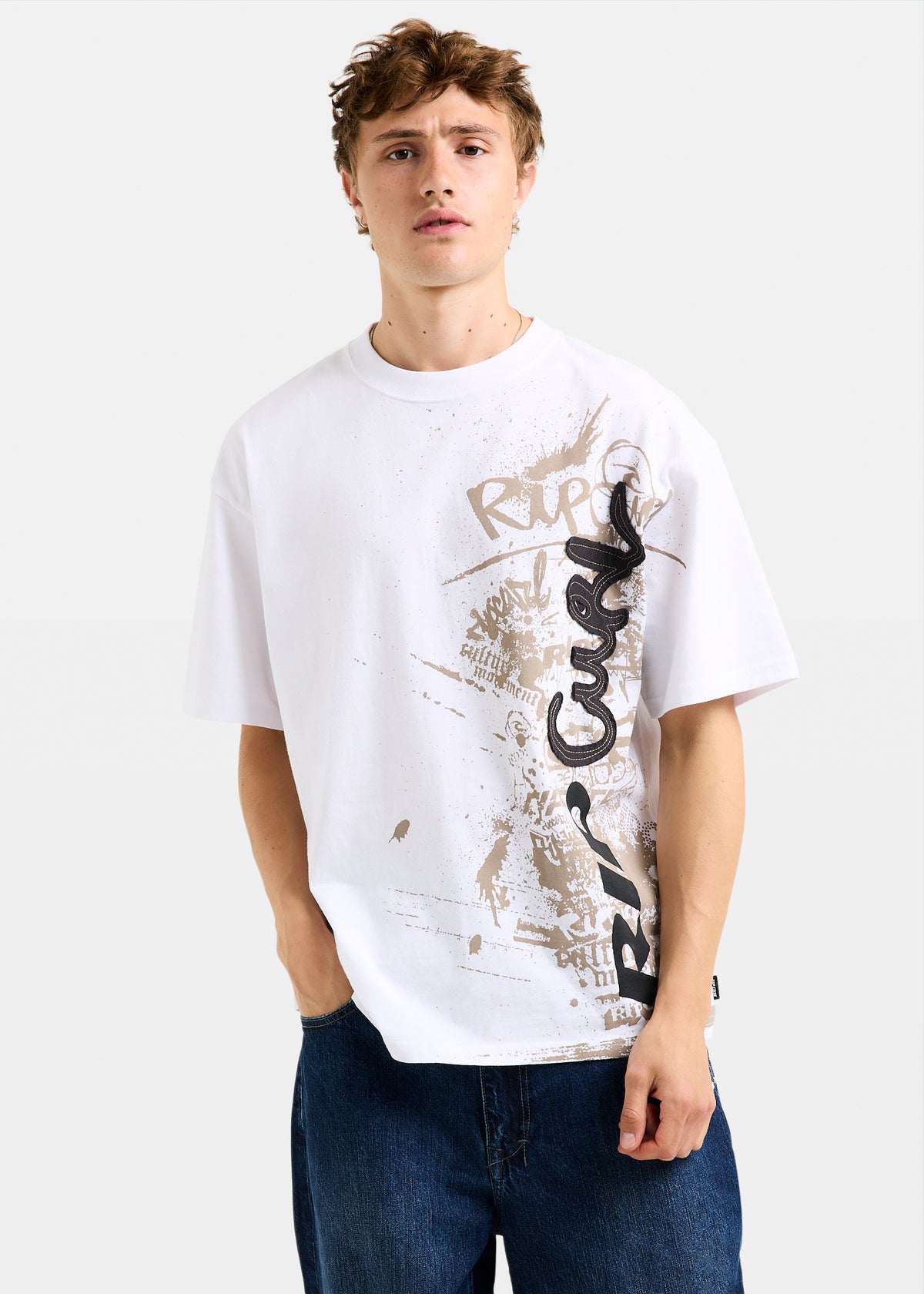 SMU - GRAPHIC TEE WHITE