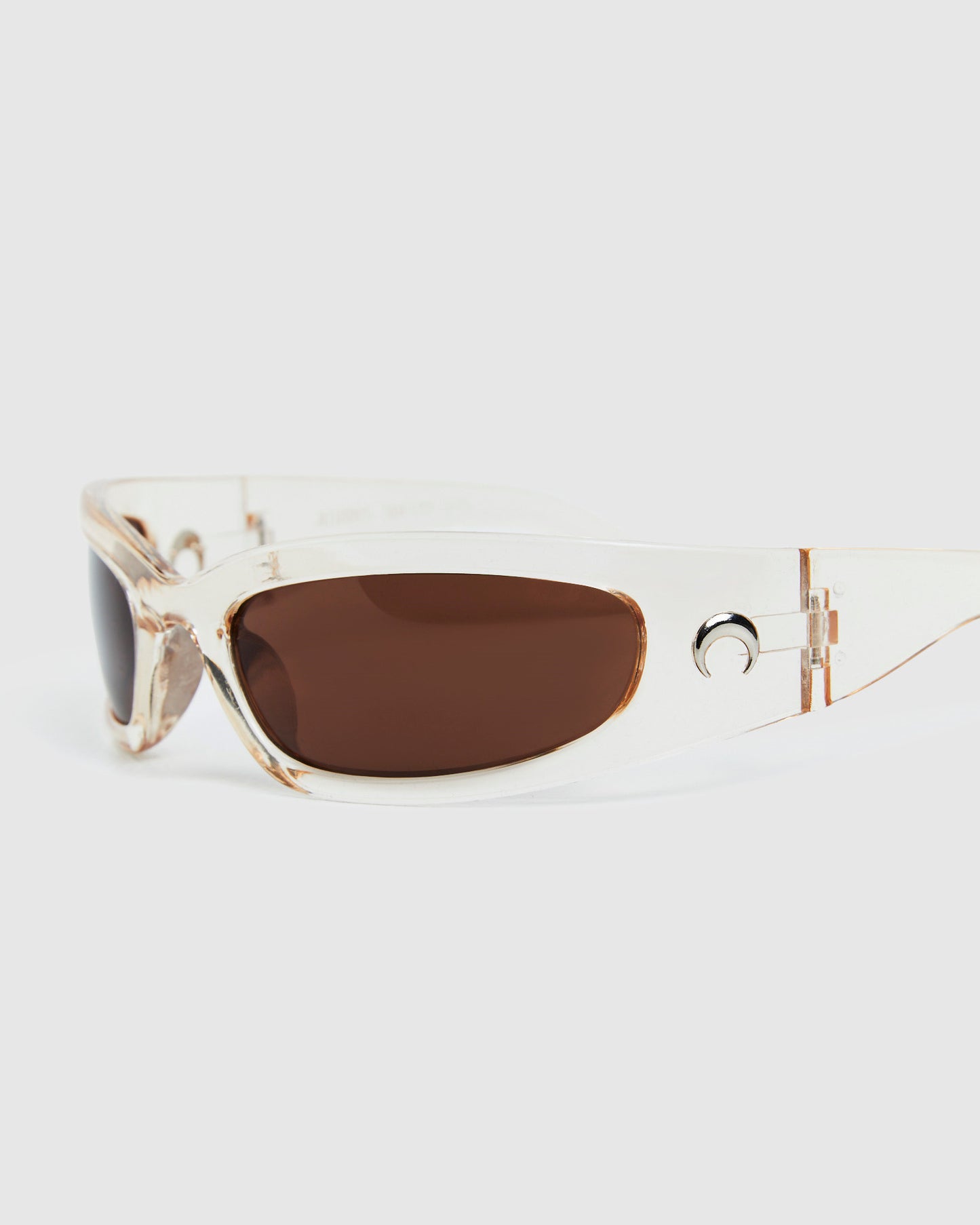Tatum Wrap Around Sunglasses Clear