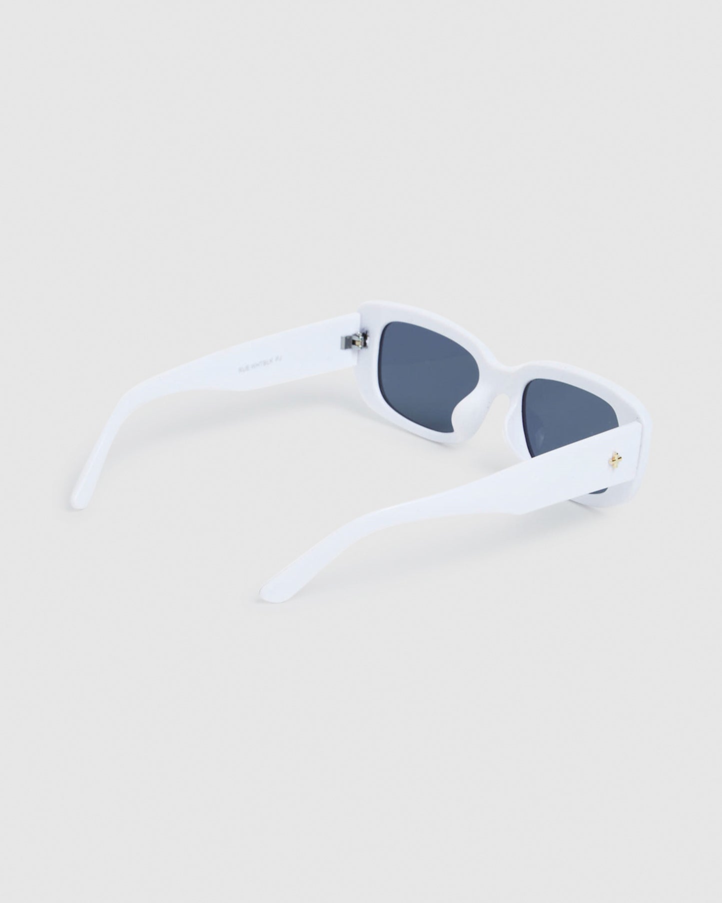Rue Sunglasses White/Black
