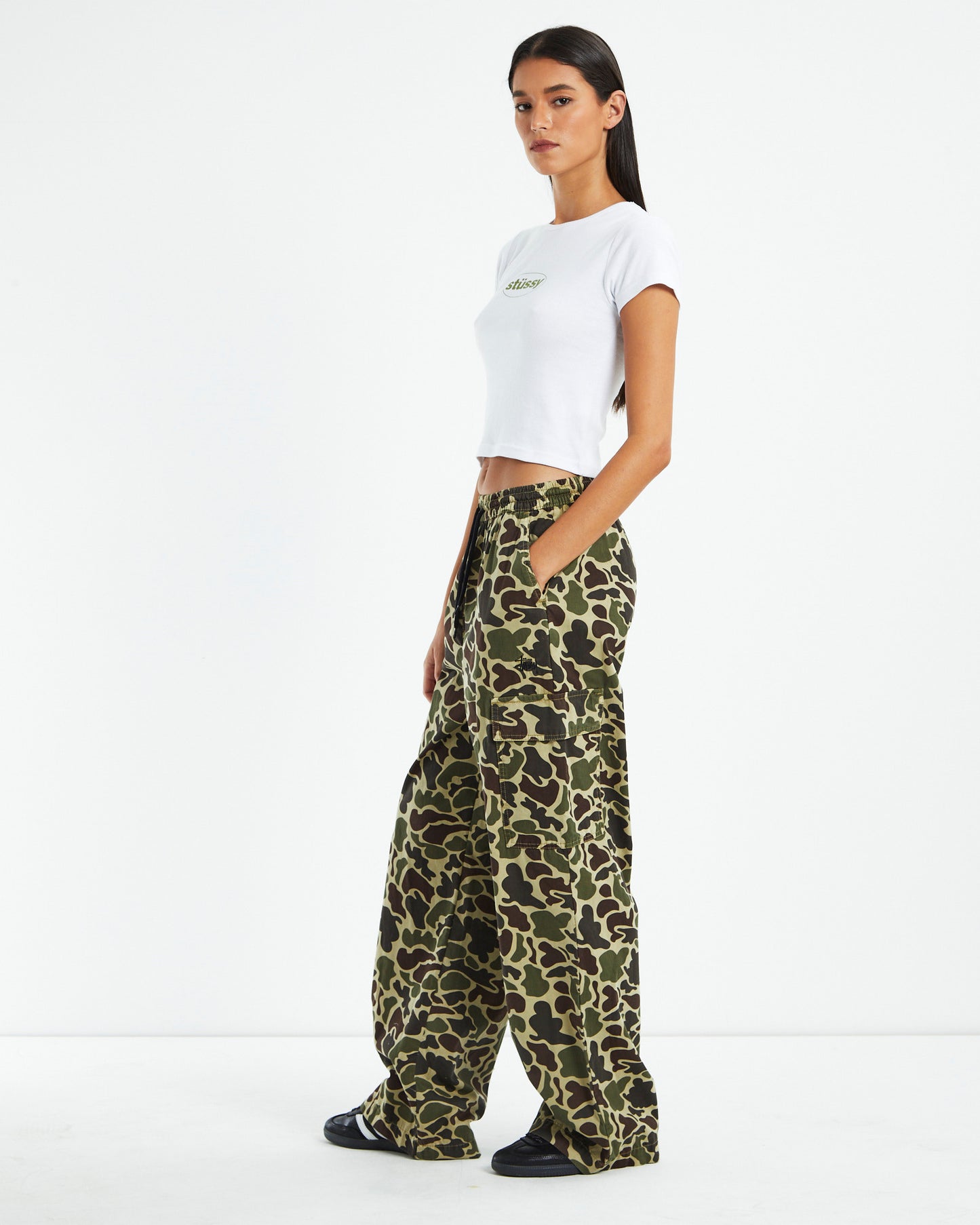 Soul Rib Tee White Moss