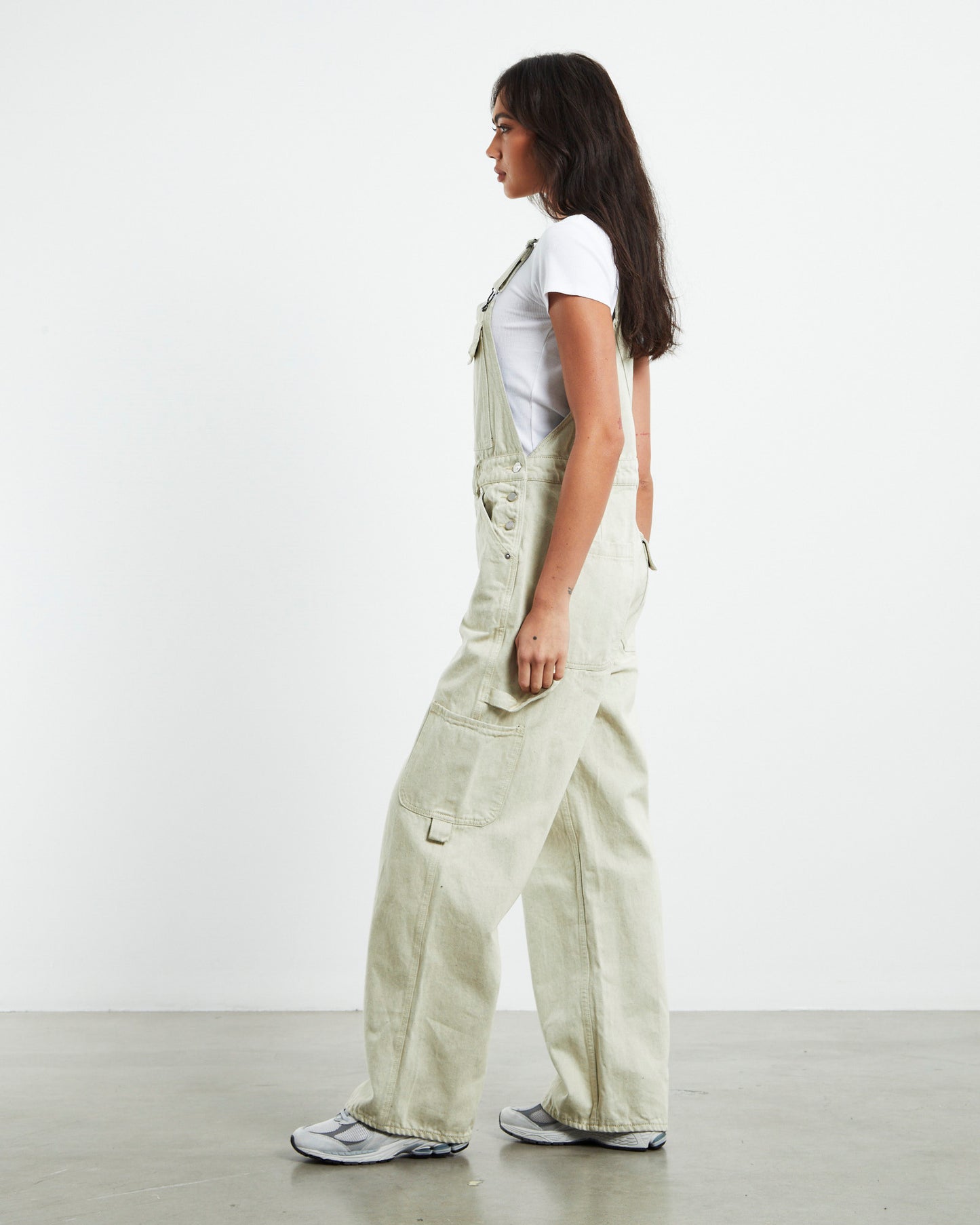 Unisex Makers Overalls Mellow Ecru