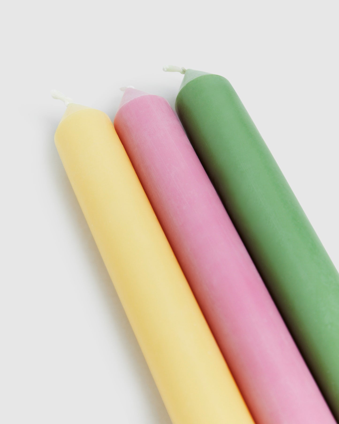 GP Exclusive Taper Candle Set of 3 Multi