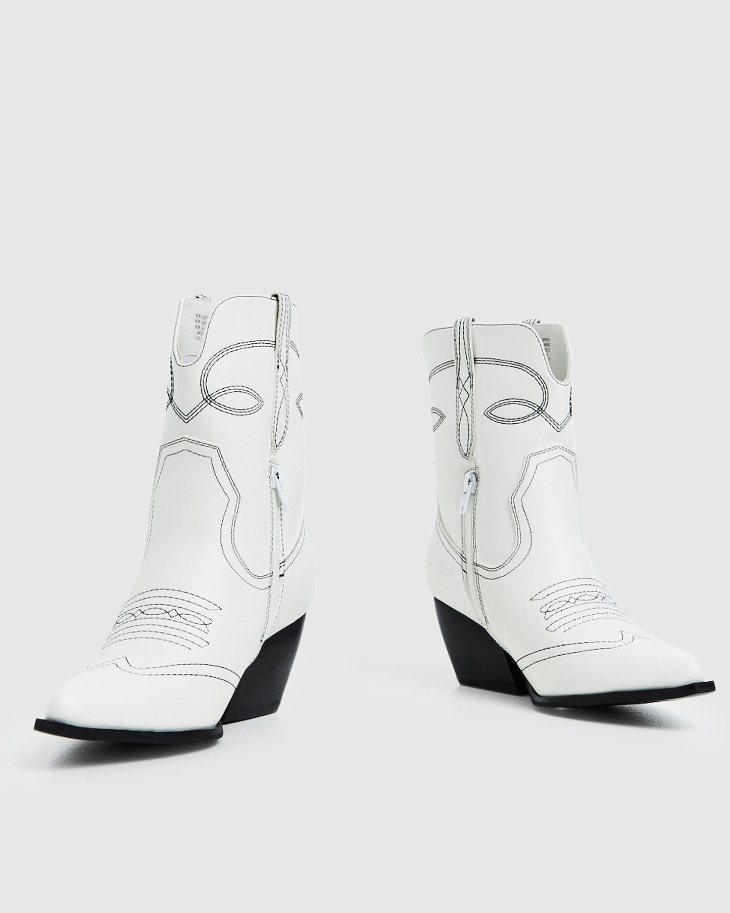 Cora Cowboy Boots White