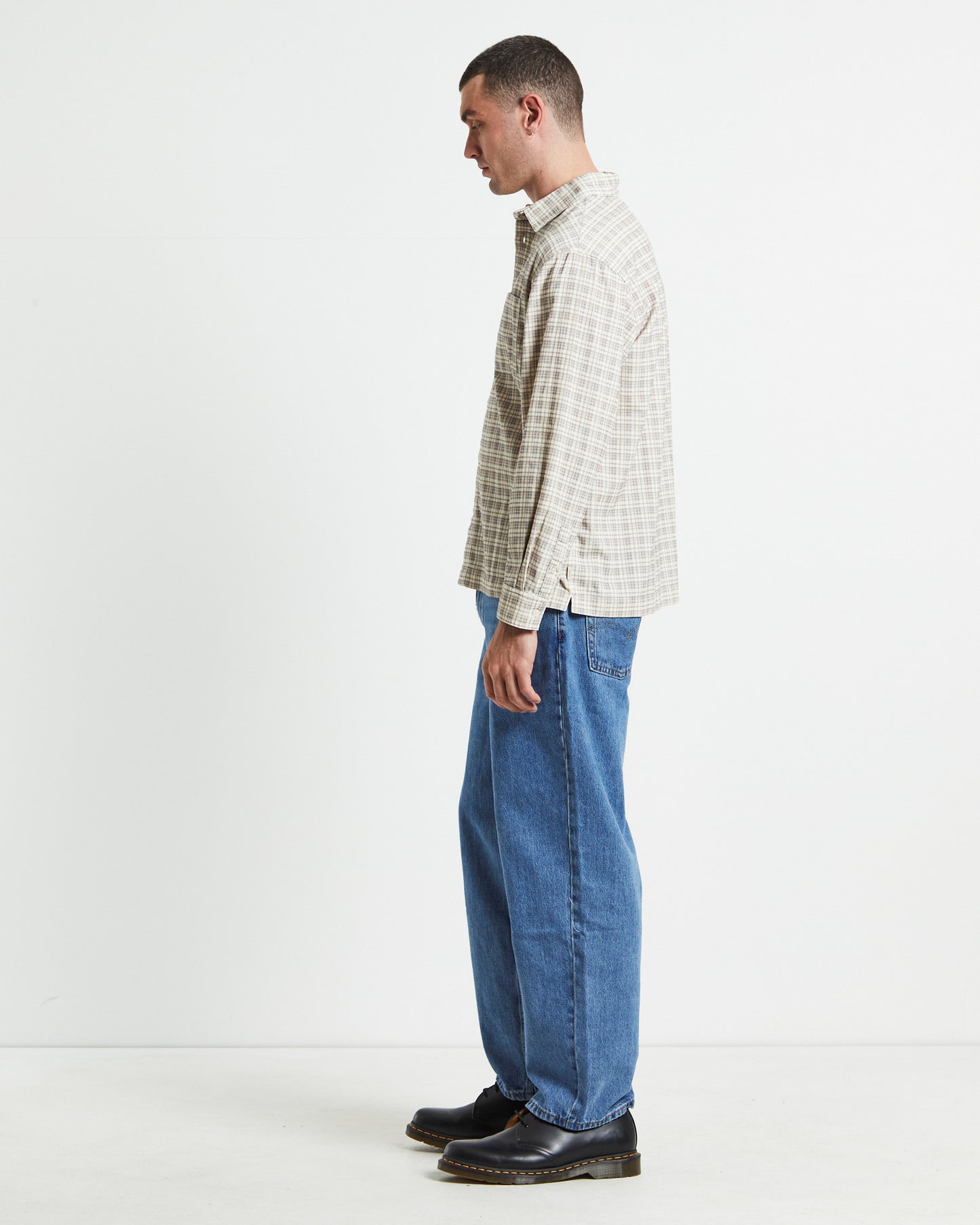 Harrison Long Sleeve Check Cord Shirt Multi