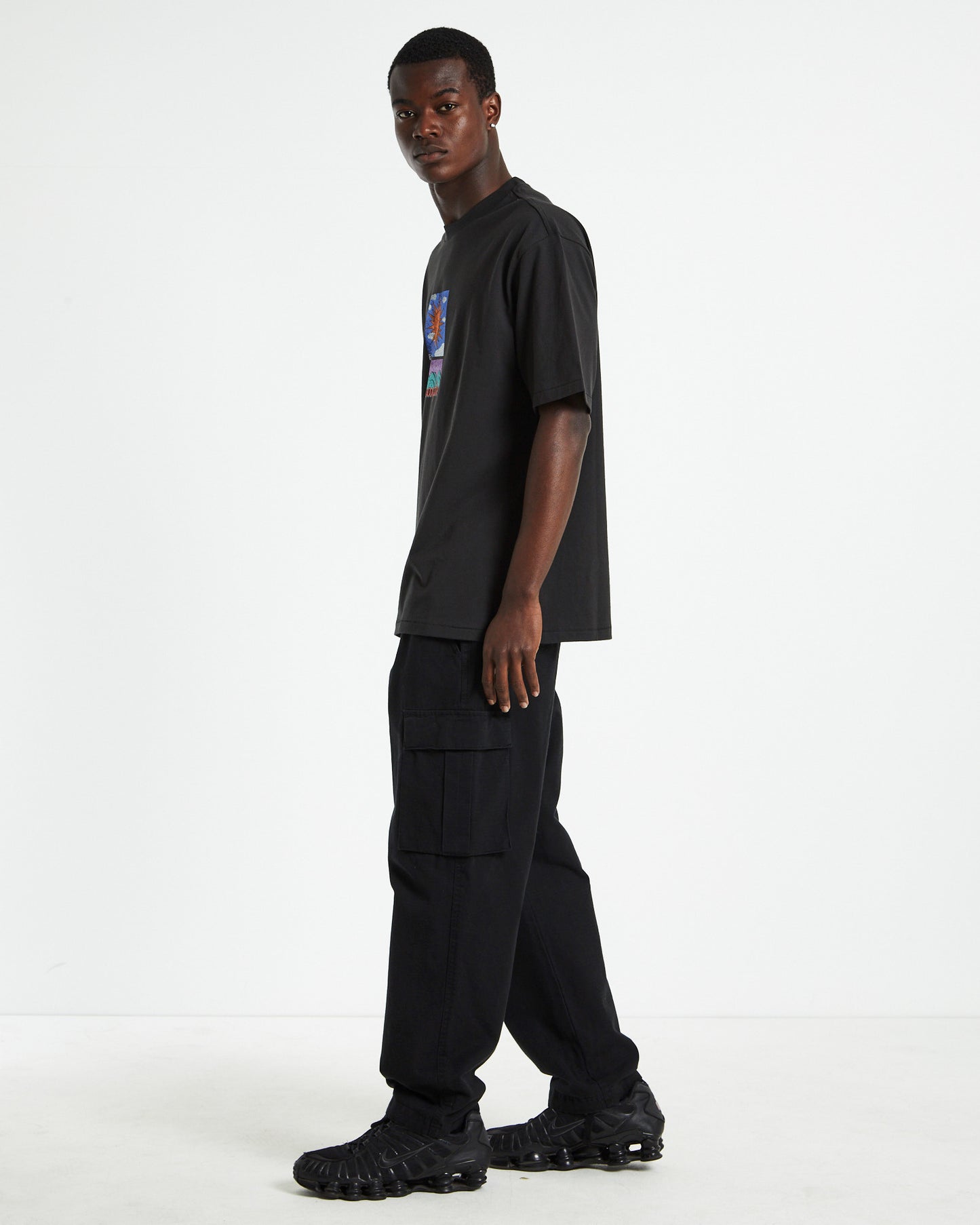 Solar Baggy T-Shirt Worn Black