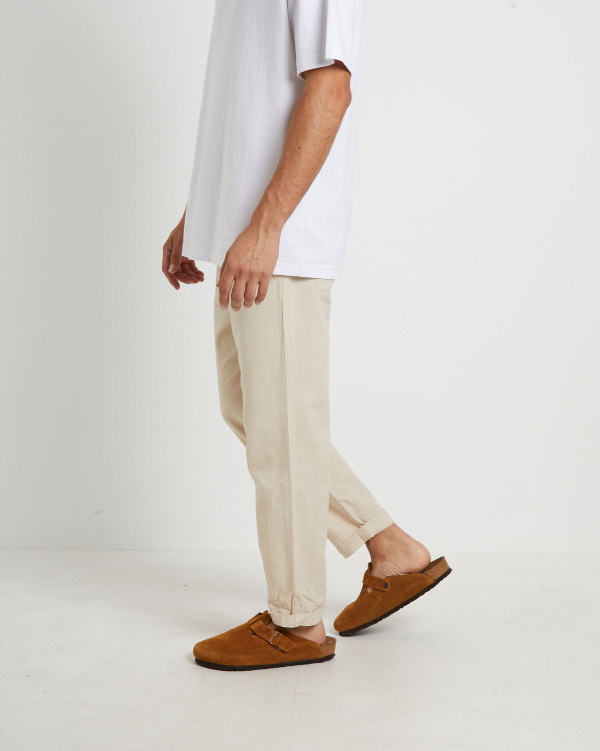 Brody Linen Pants Natural NATURAL