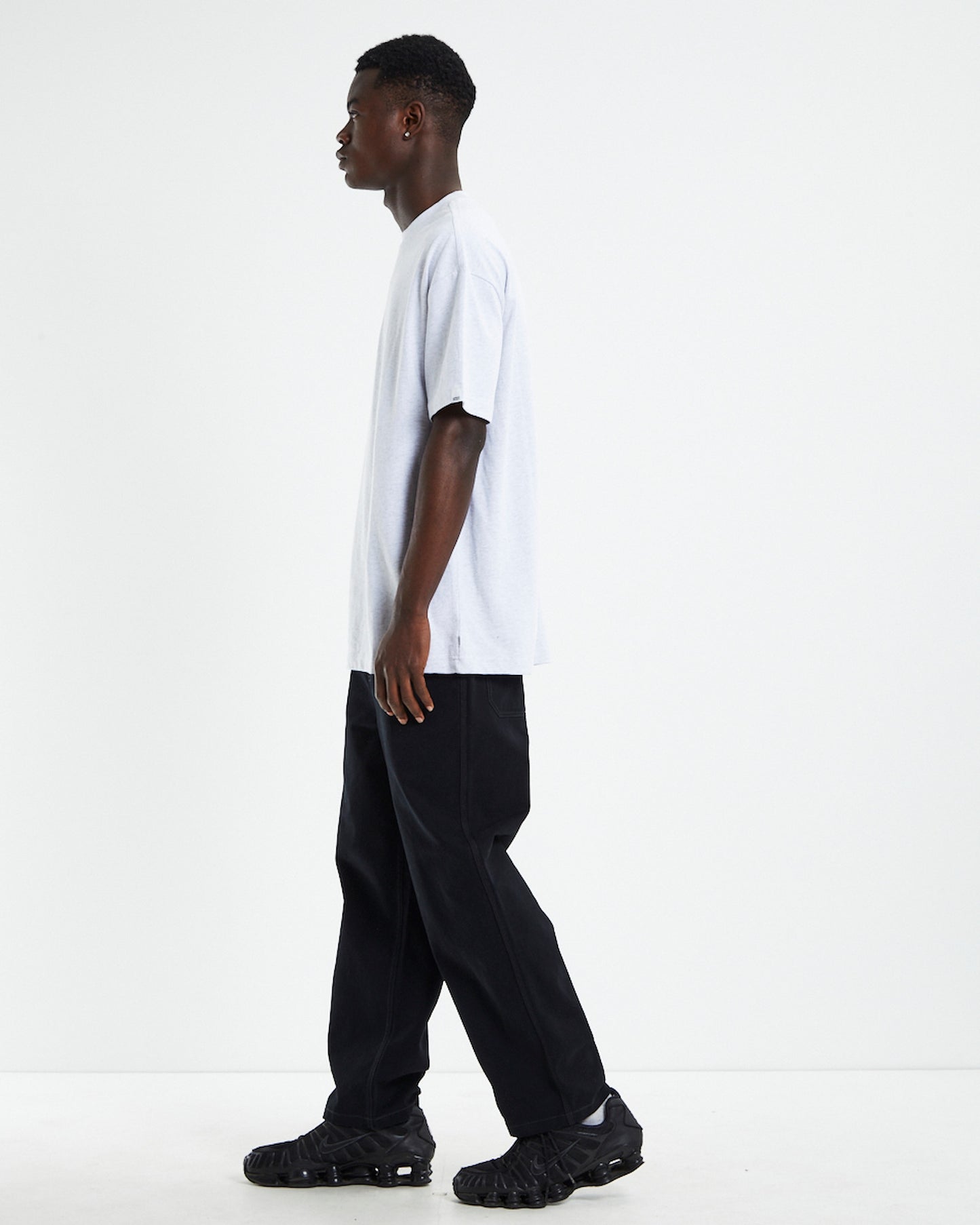 Court Short Sleeve T-Shirt Frost Marle Grey