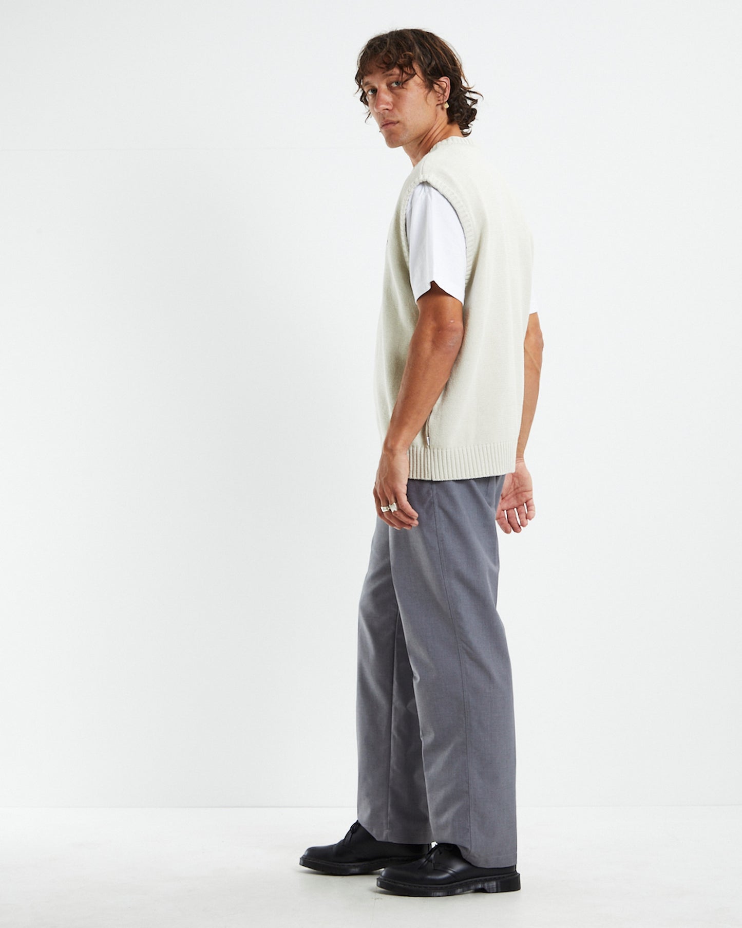 Knit Vest Cream