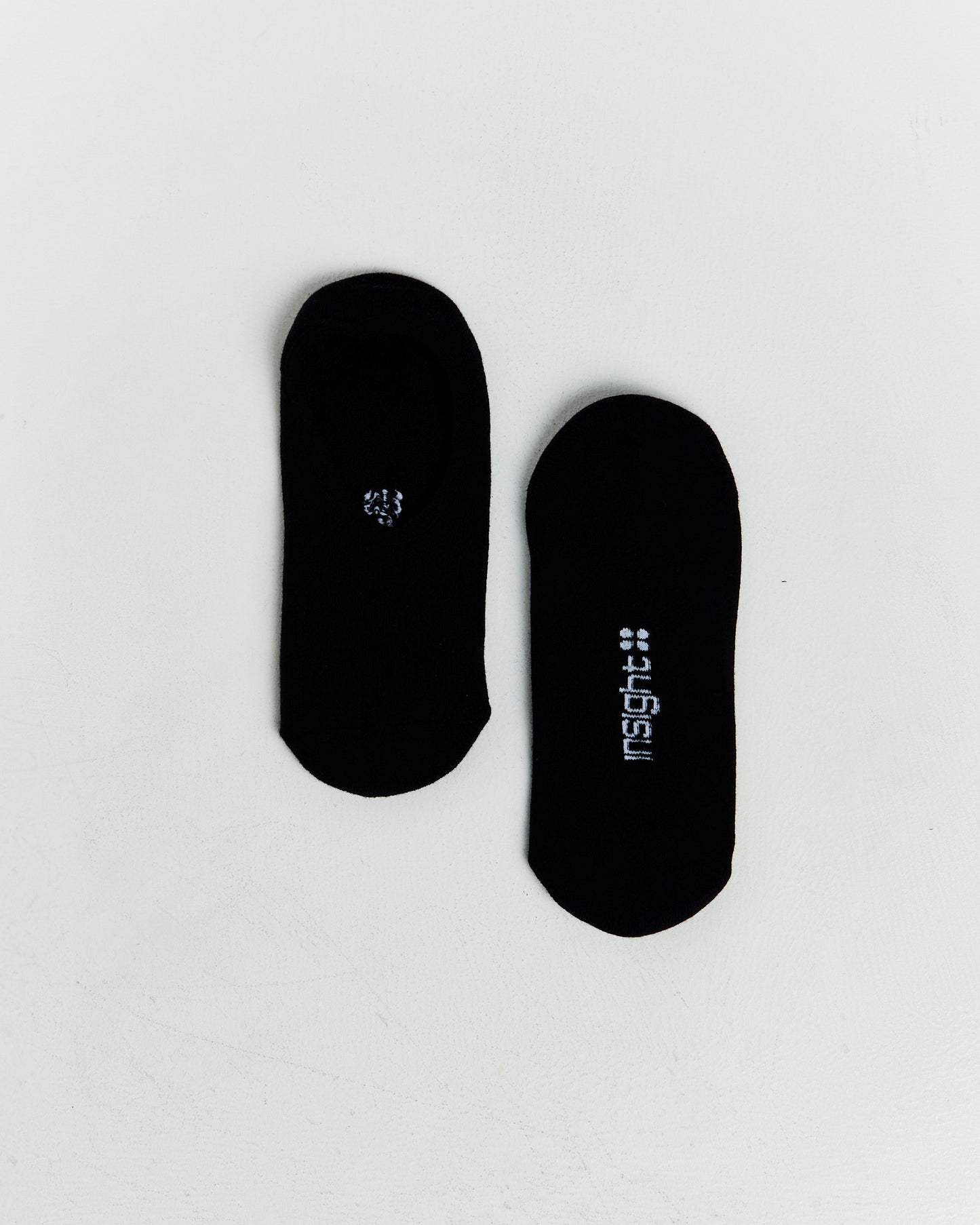 Core Unisex Invisible Socks 3 Pack White/Black