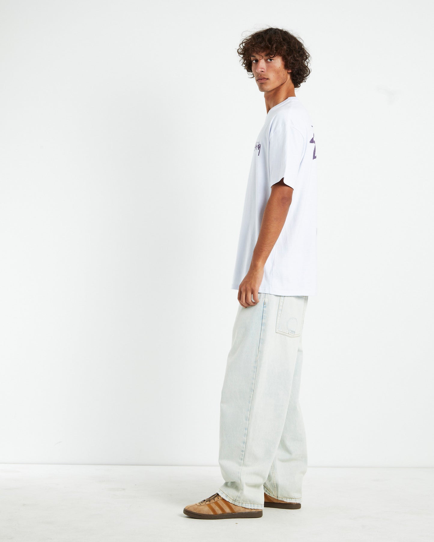 Rasta Man 50/50 Short Sleeve T-Shirt White