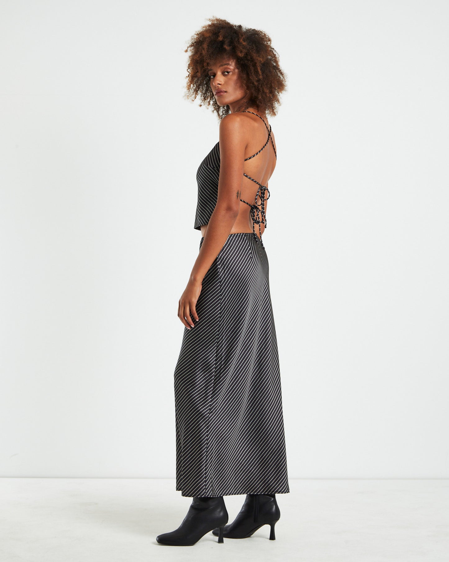 Gianna Satin Stripe Silky Cami