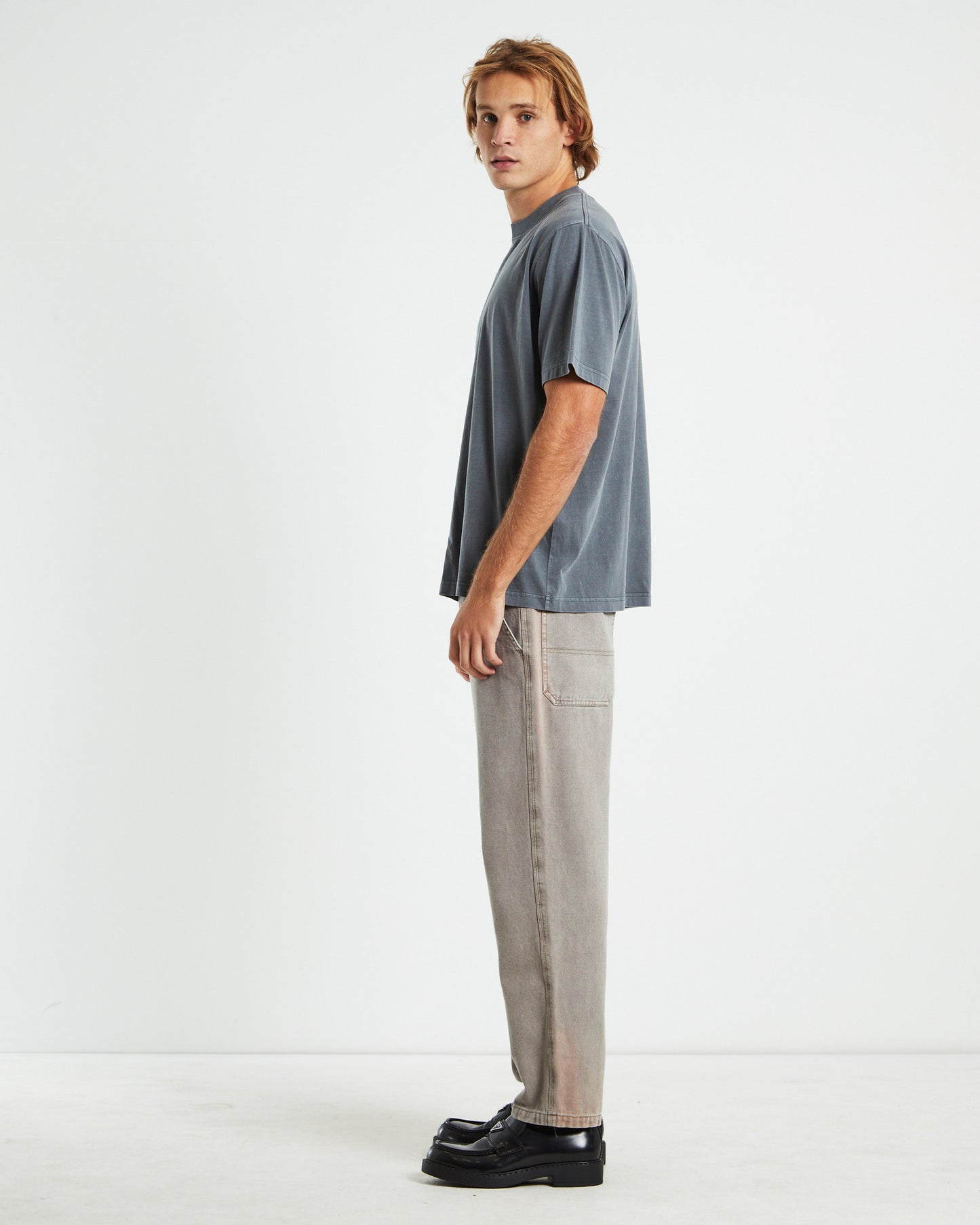 Samo Repair Logo Tee Graphite Grey