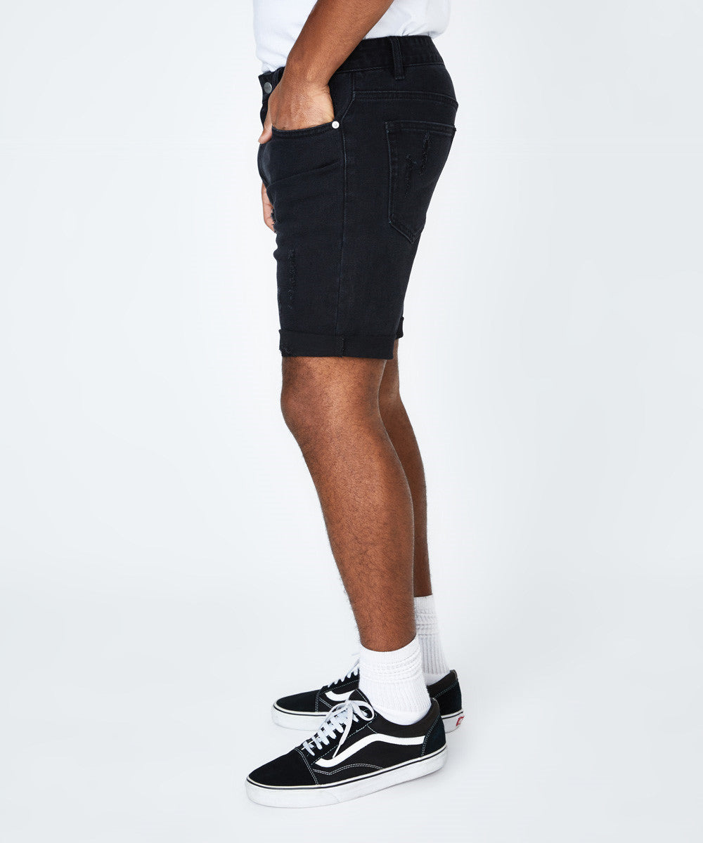 Revolver Shorts New York Trashed Black