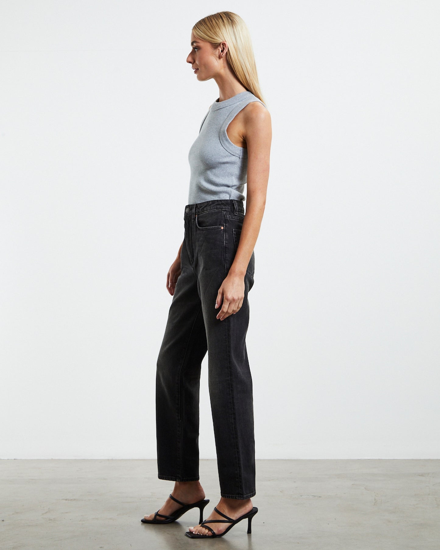 Jonesy Singlet Grey Marle