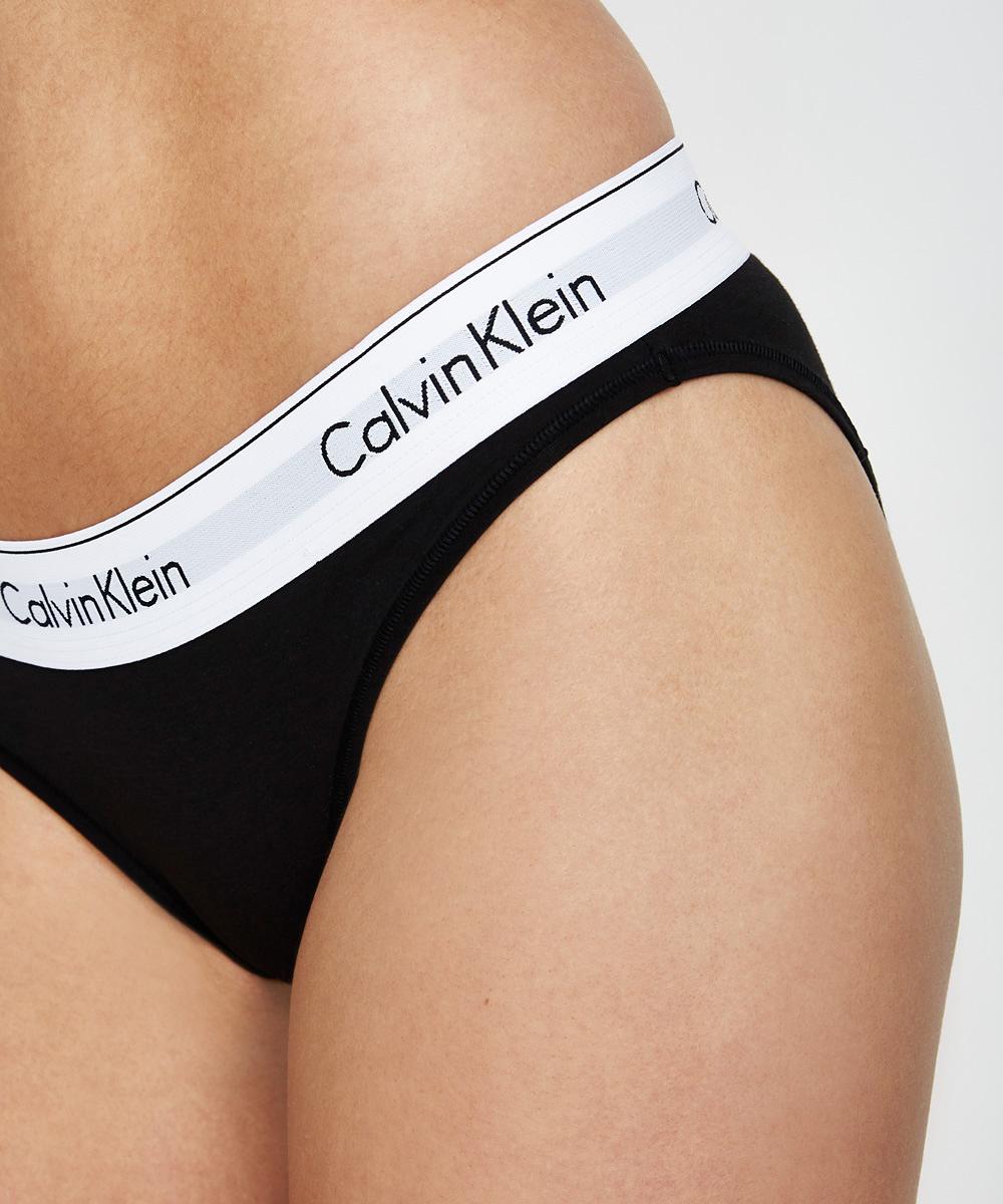 Modern Cotton Bikini Bottoms Black