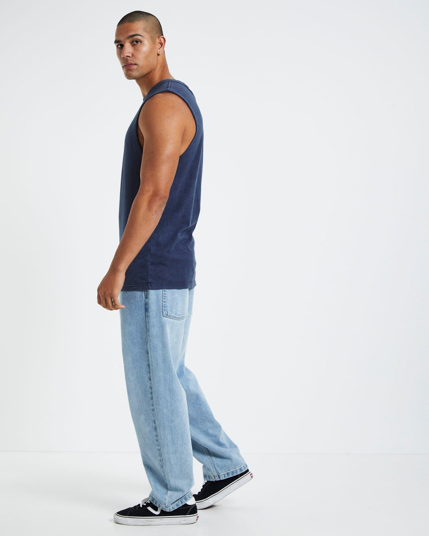 Muscle Tank Acid Navy
