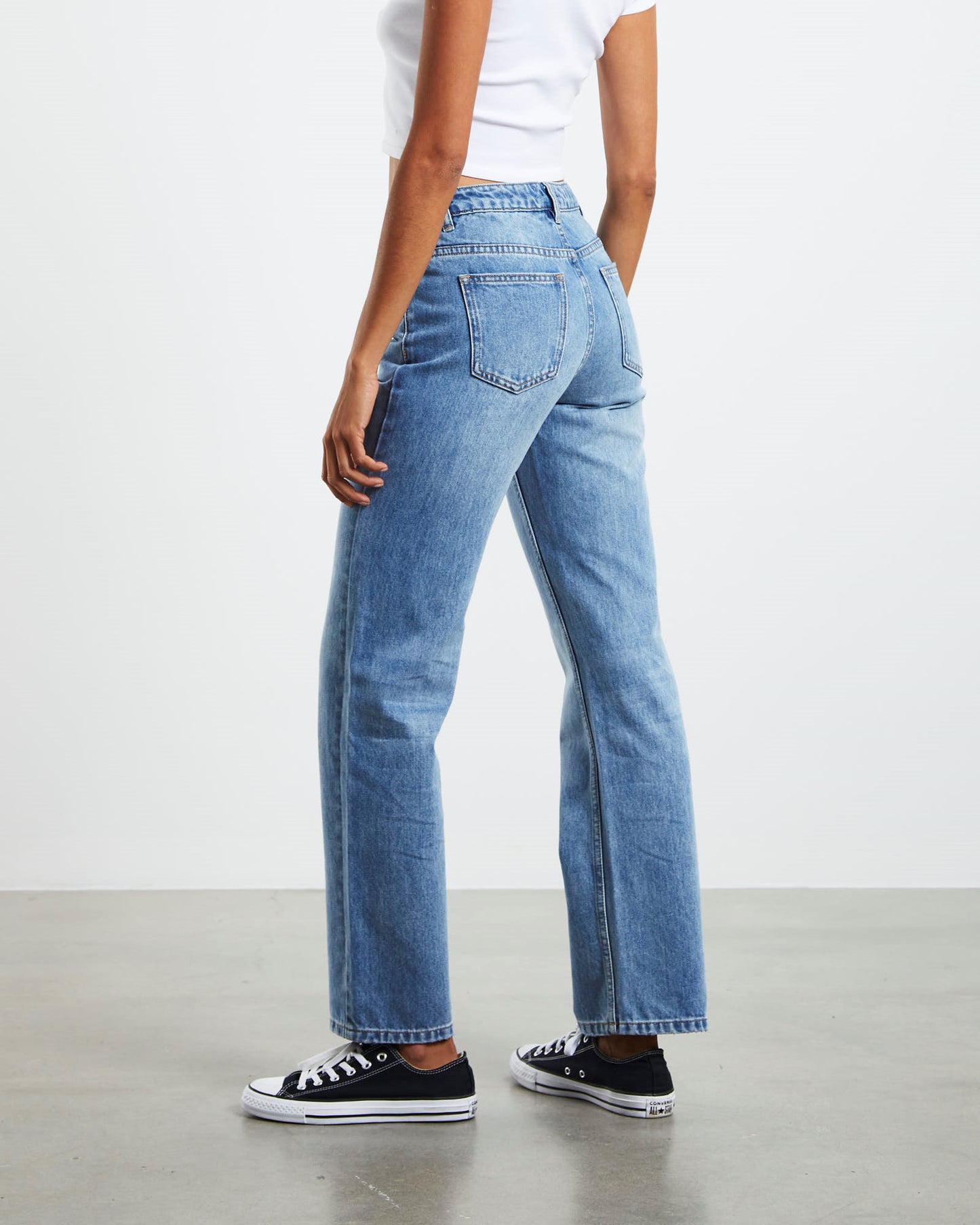 Marley Low Rise Straight Leg Jeans 90's Blue