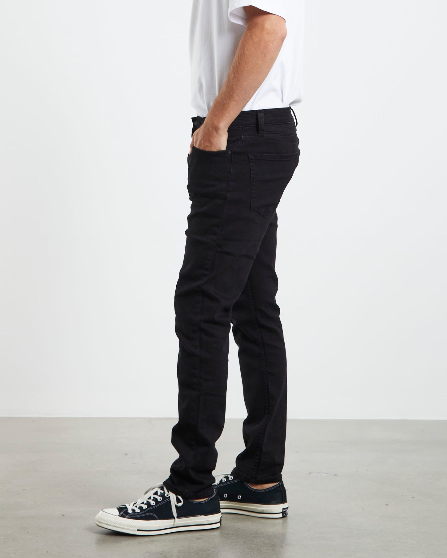 Tim Slim Denim Jeans Raven