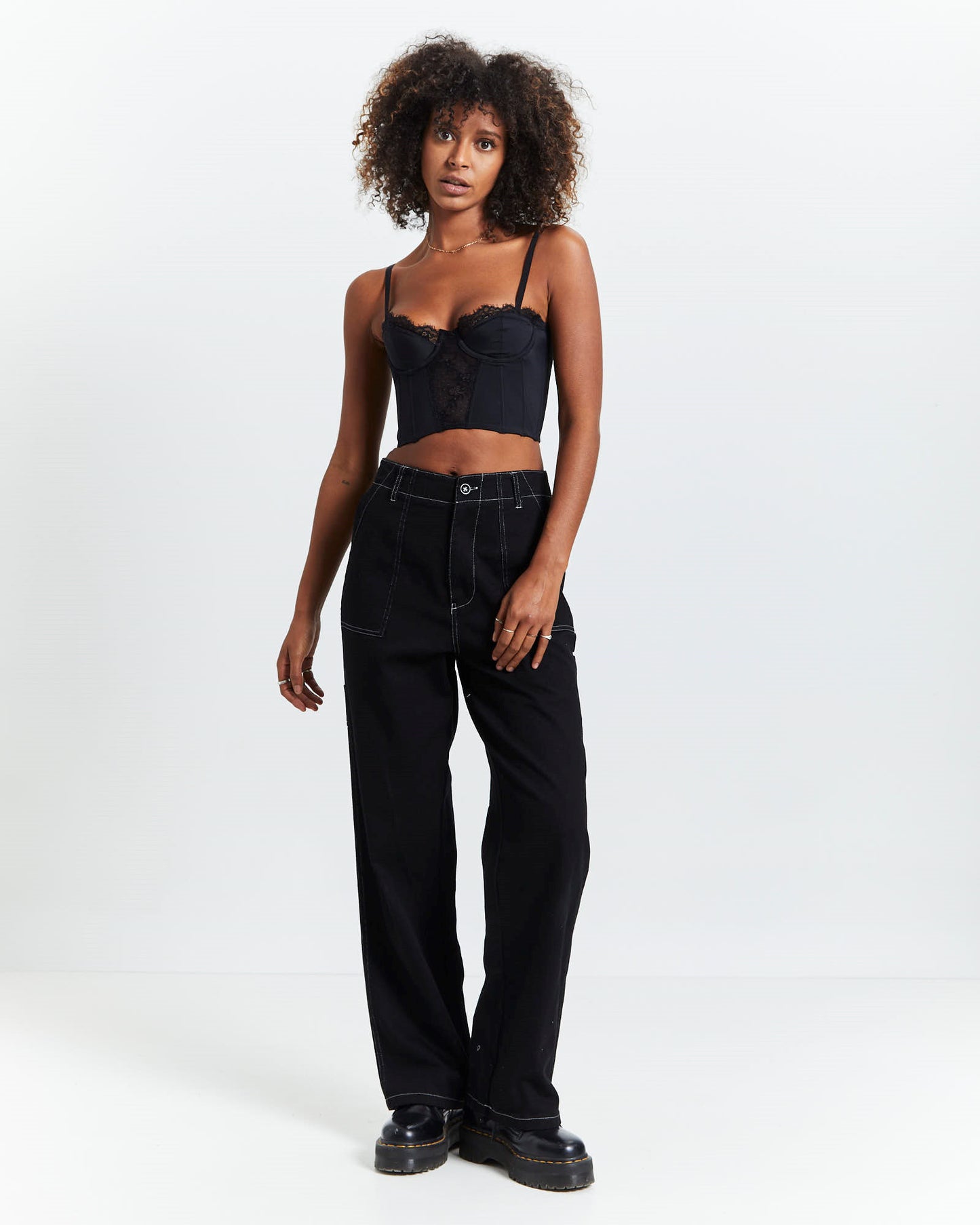 Kehlani Mesh Bodice Black