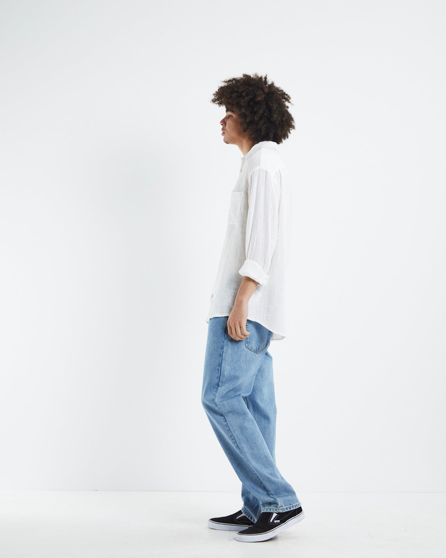 Louie Long Sleeve Shirt Off White