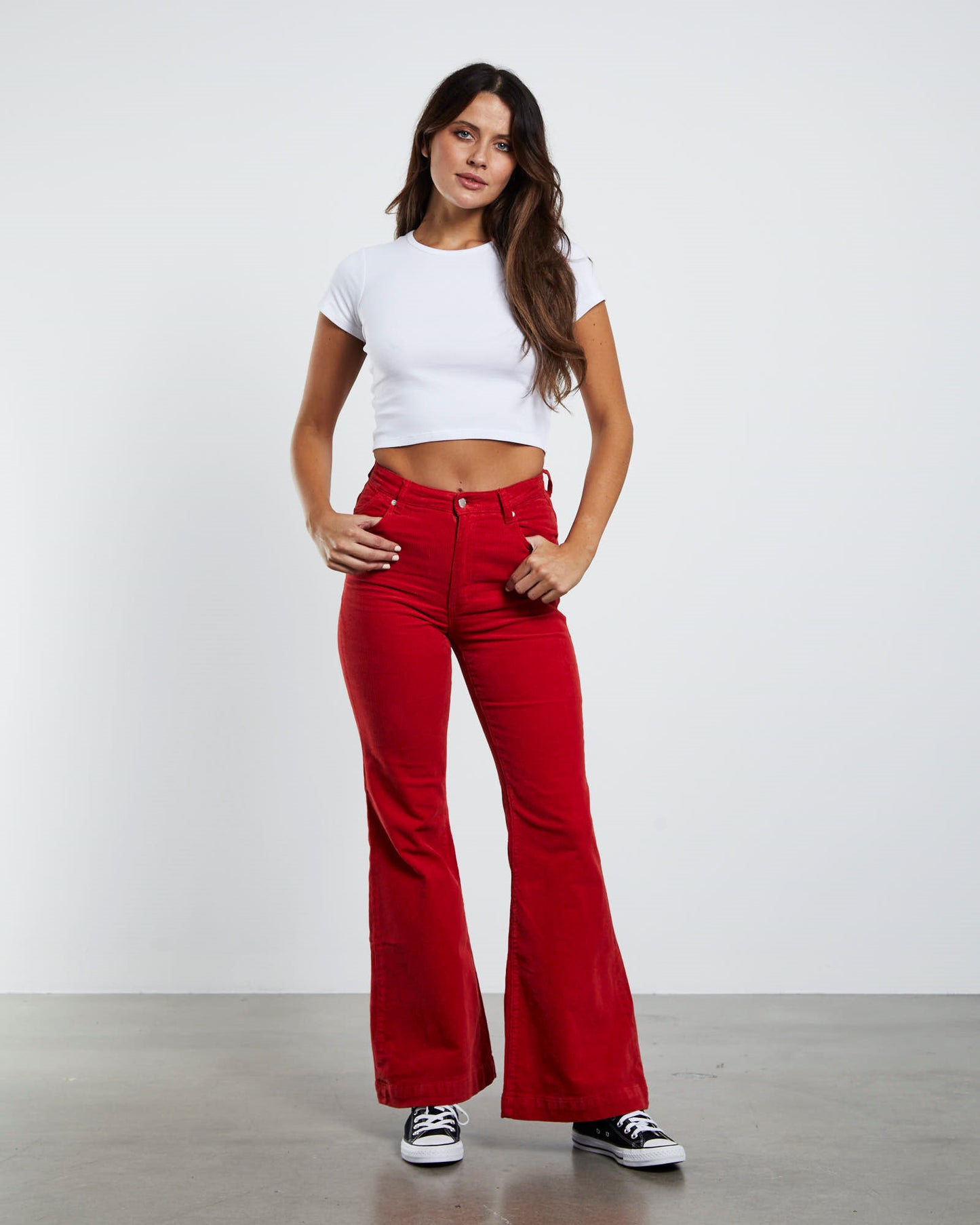 Eastcoast Flare Cord Jeans Pomegranate Red