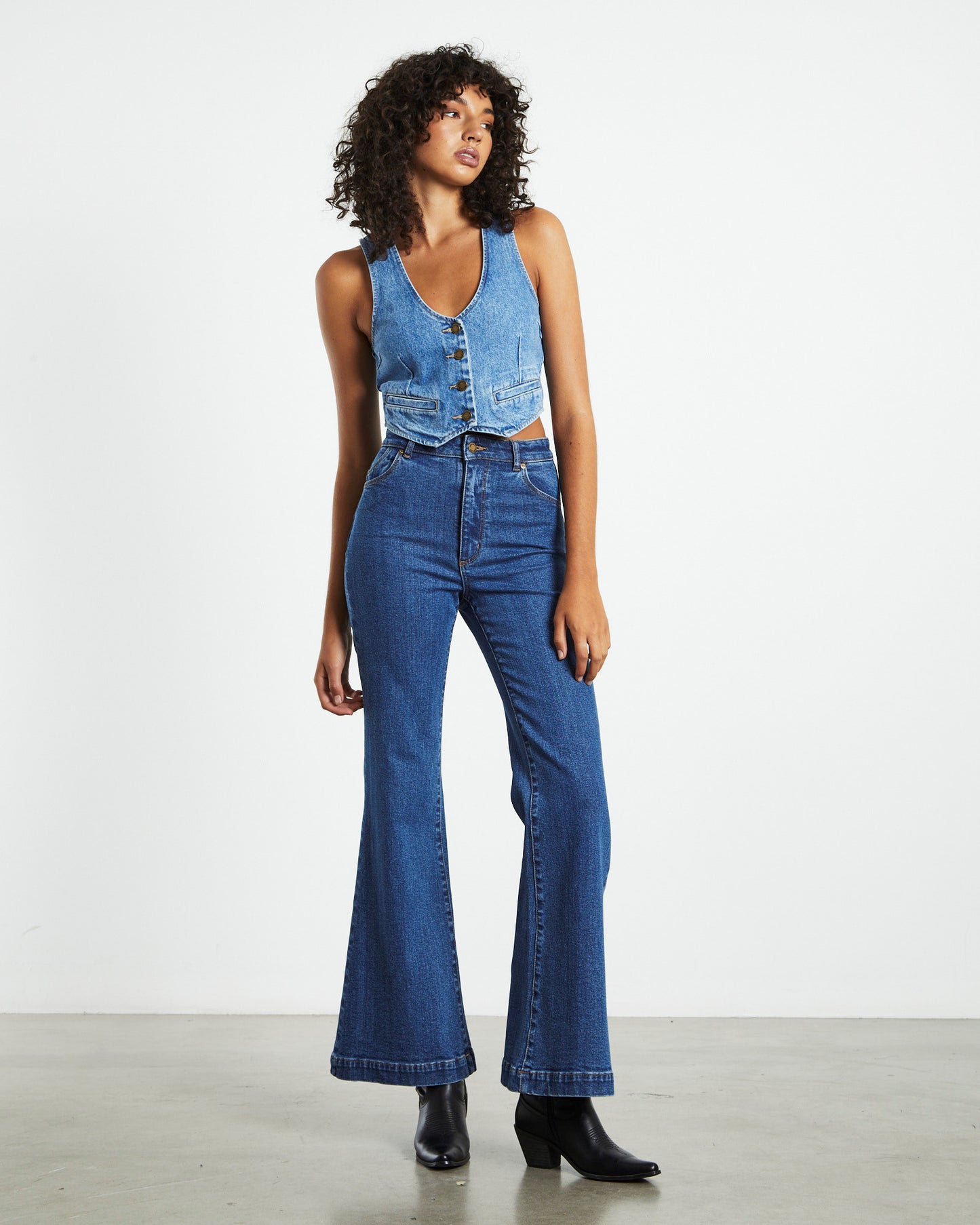 Eastcoast Flare Jeans Organic Bay Blue