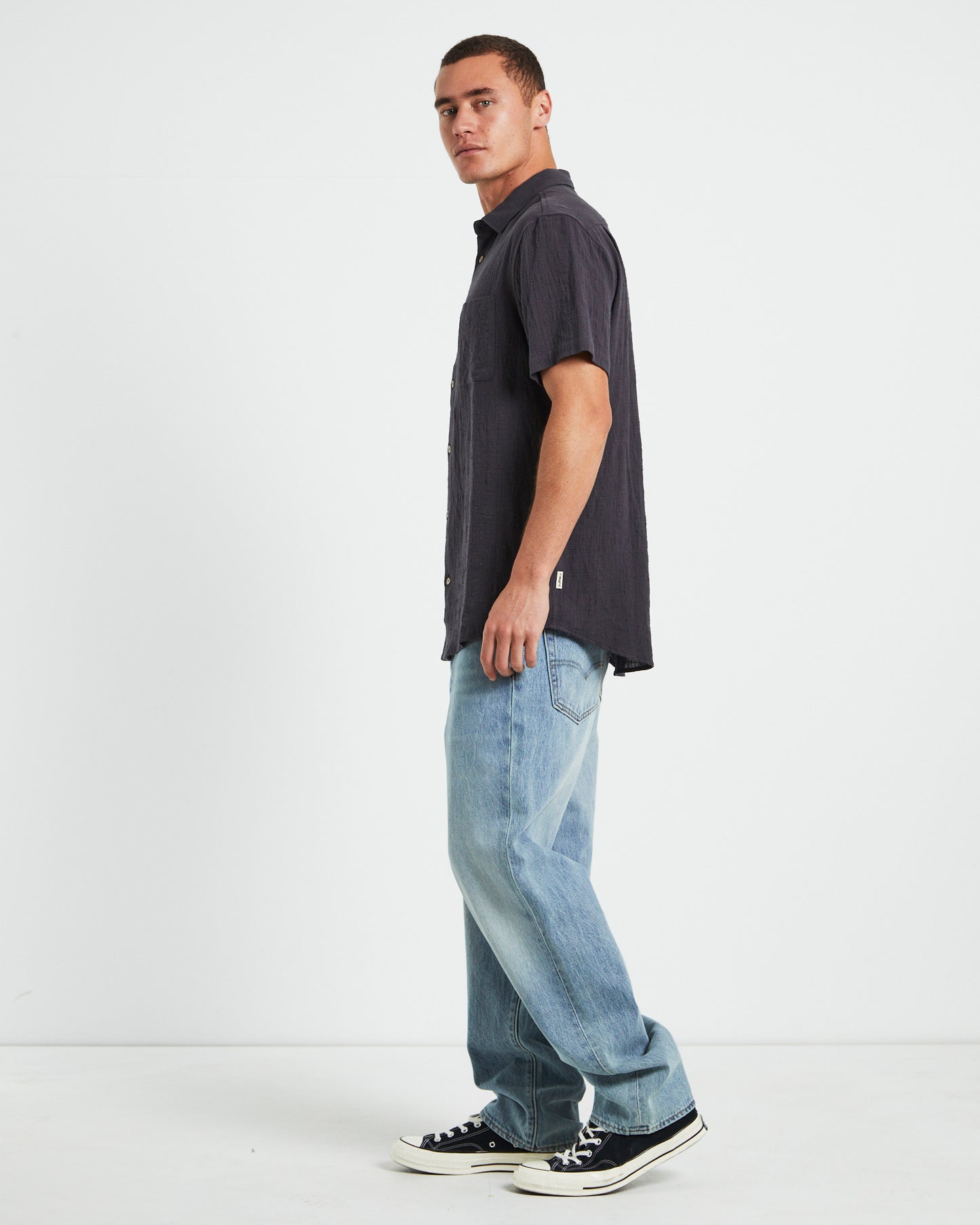 Louie Shirt in Black