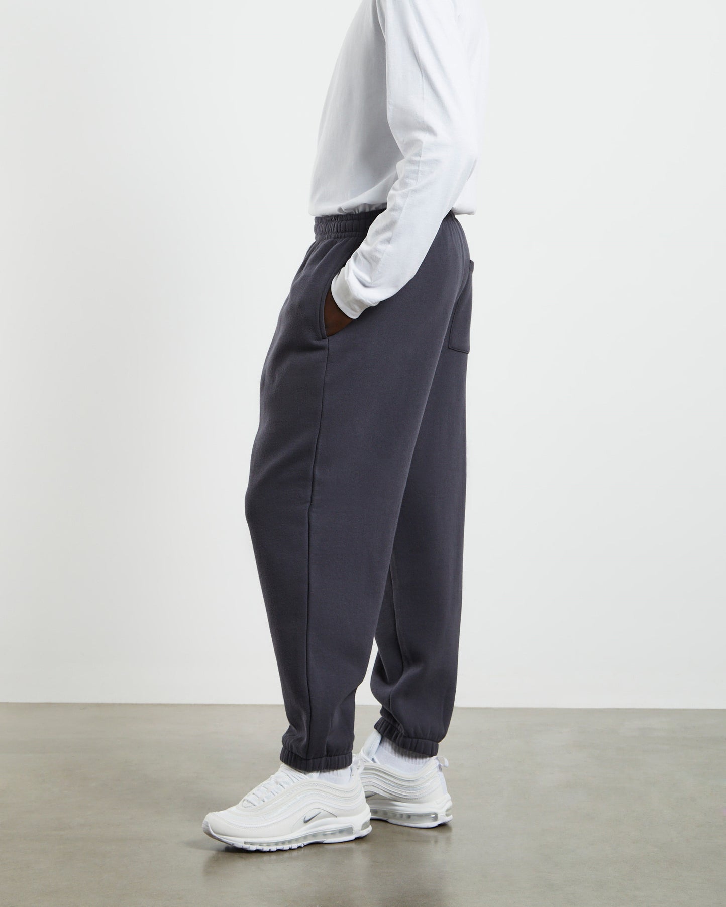 Sweat Pant Pewter Black