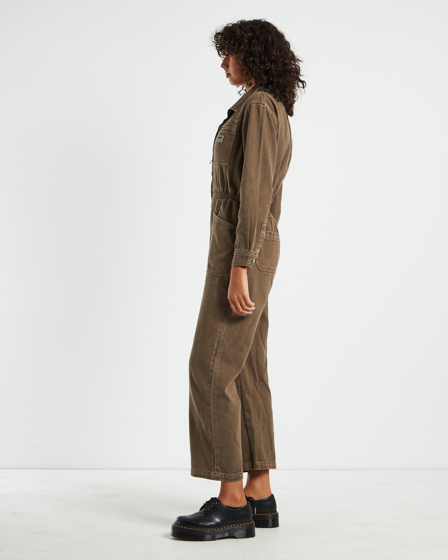 Heavenly People Coverall Jumpsuit Chocolate Brown