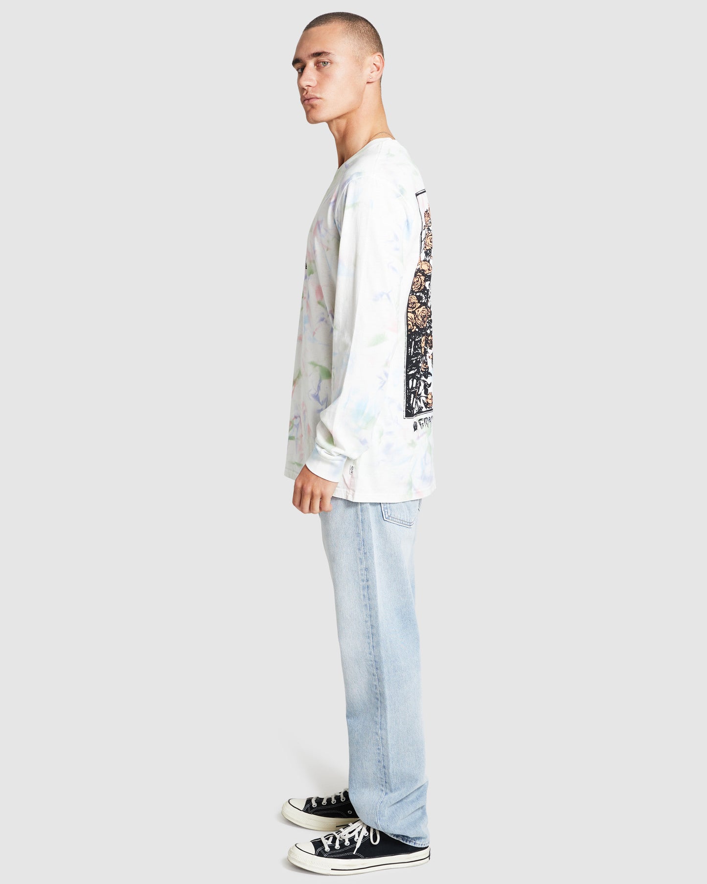 Levi's x Grateful Dead Long Sleeve T-Shirt Tie-Dye White