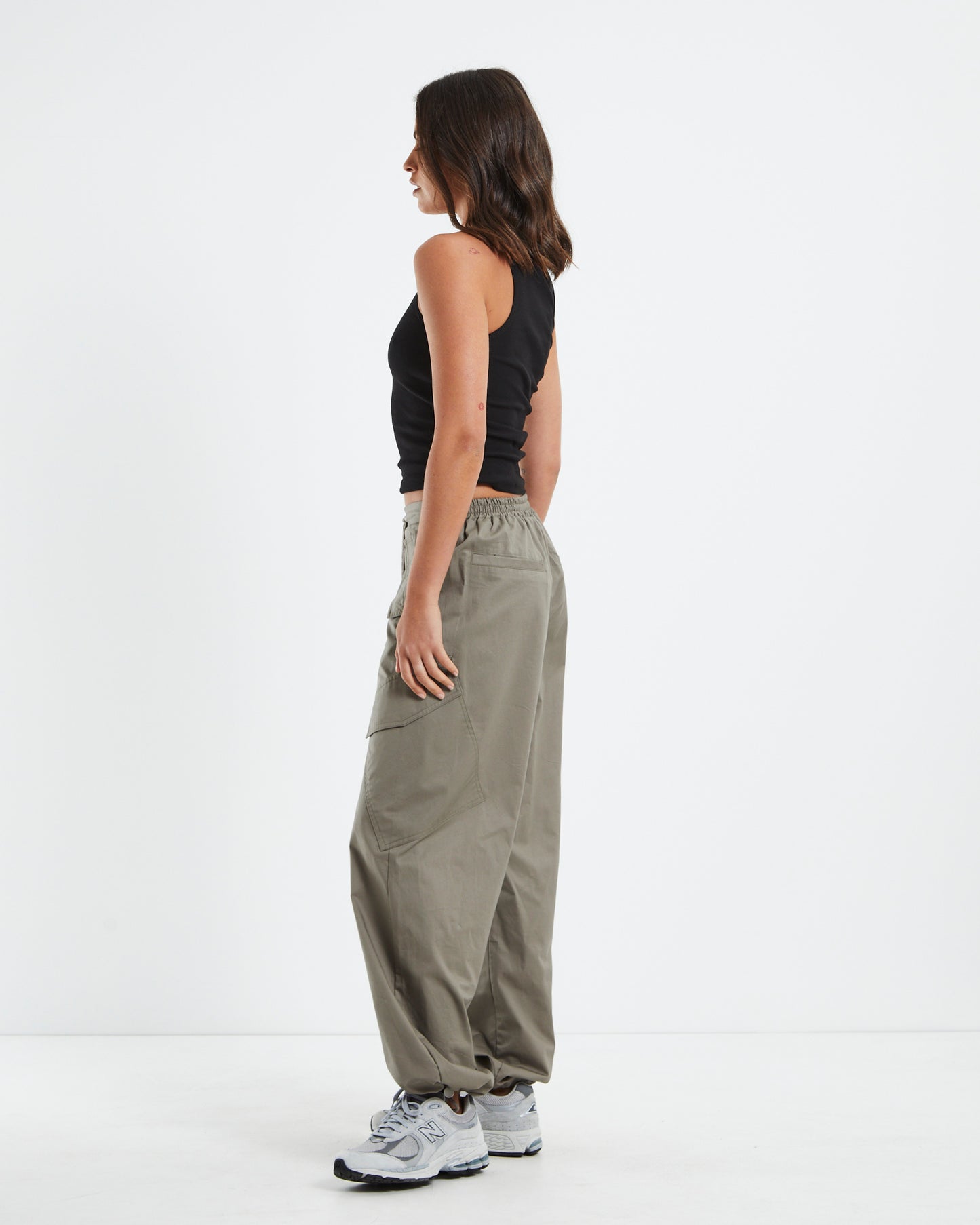 Racer Ribbed Tank Top