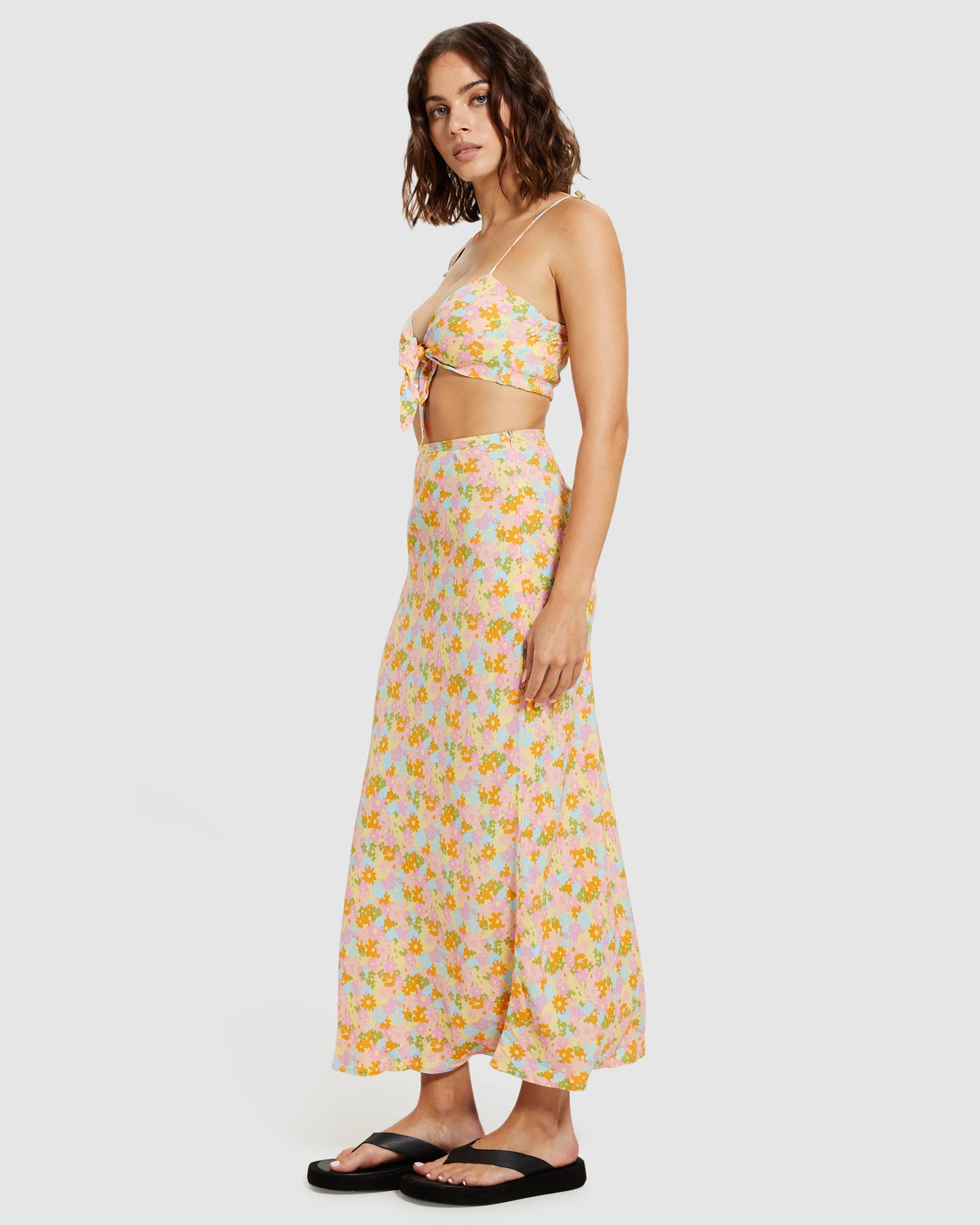 Anouk Knot Front Tiny Top Floral