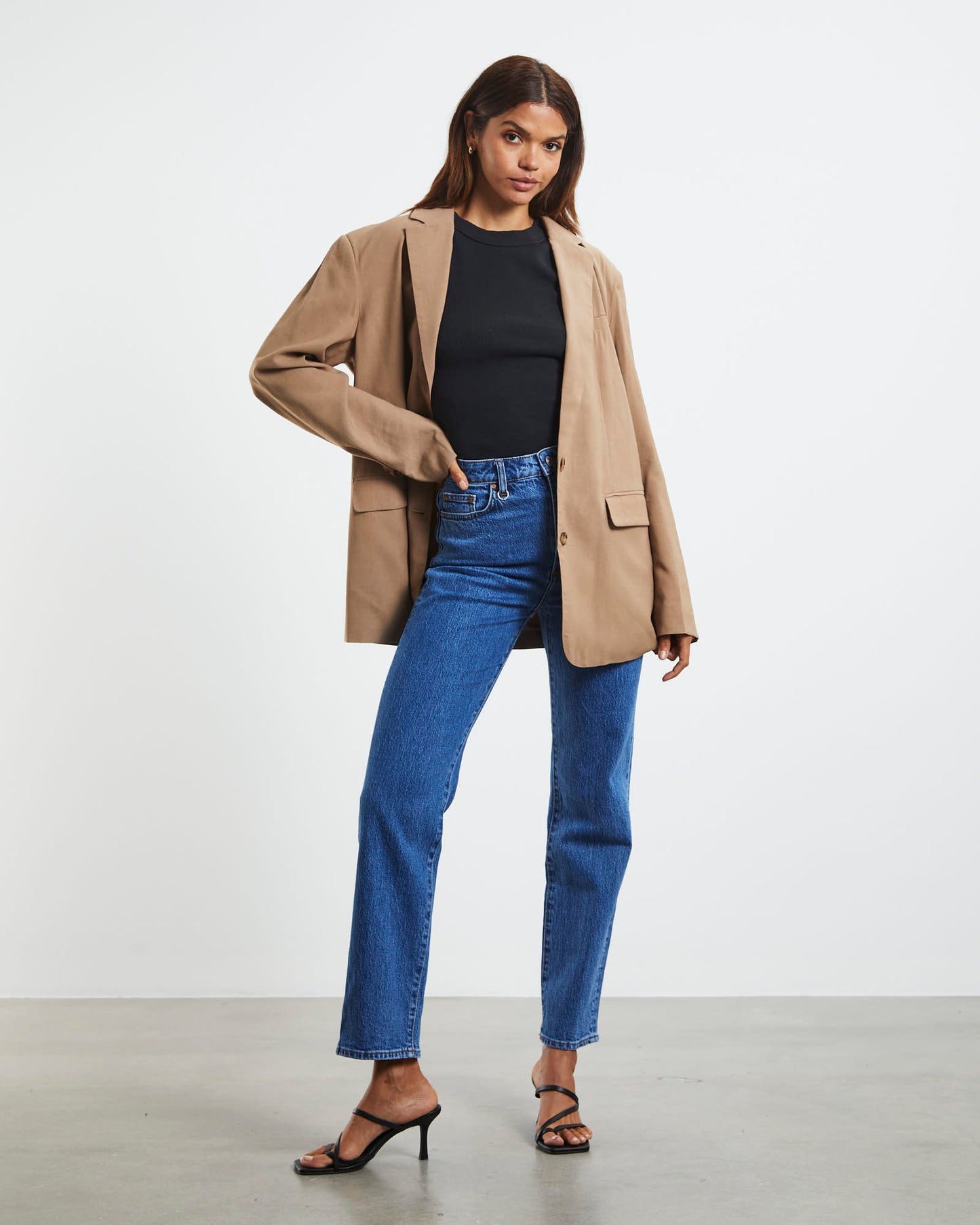 Nico Straight Denim Jeans French