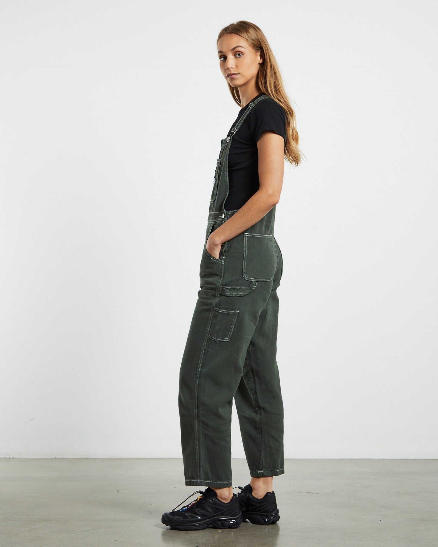 Nevada Denim Overalls Fern Green