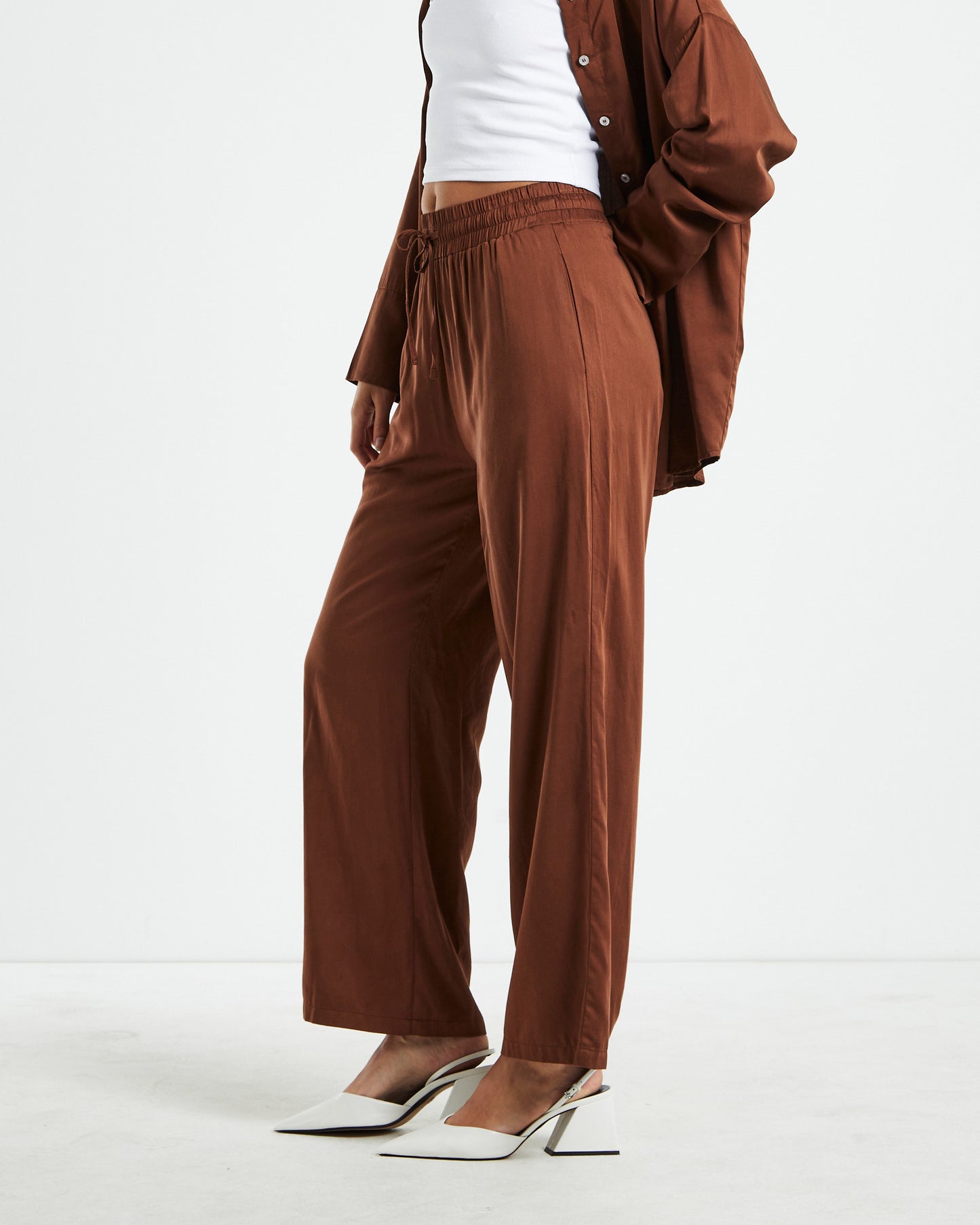 Rita Pants Chocolate Brown