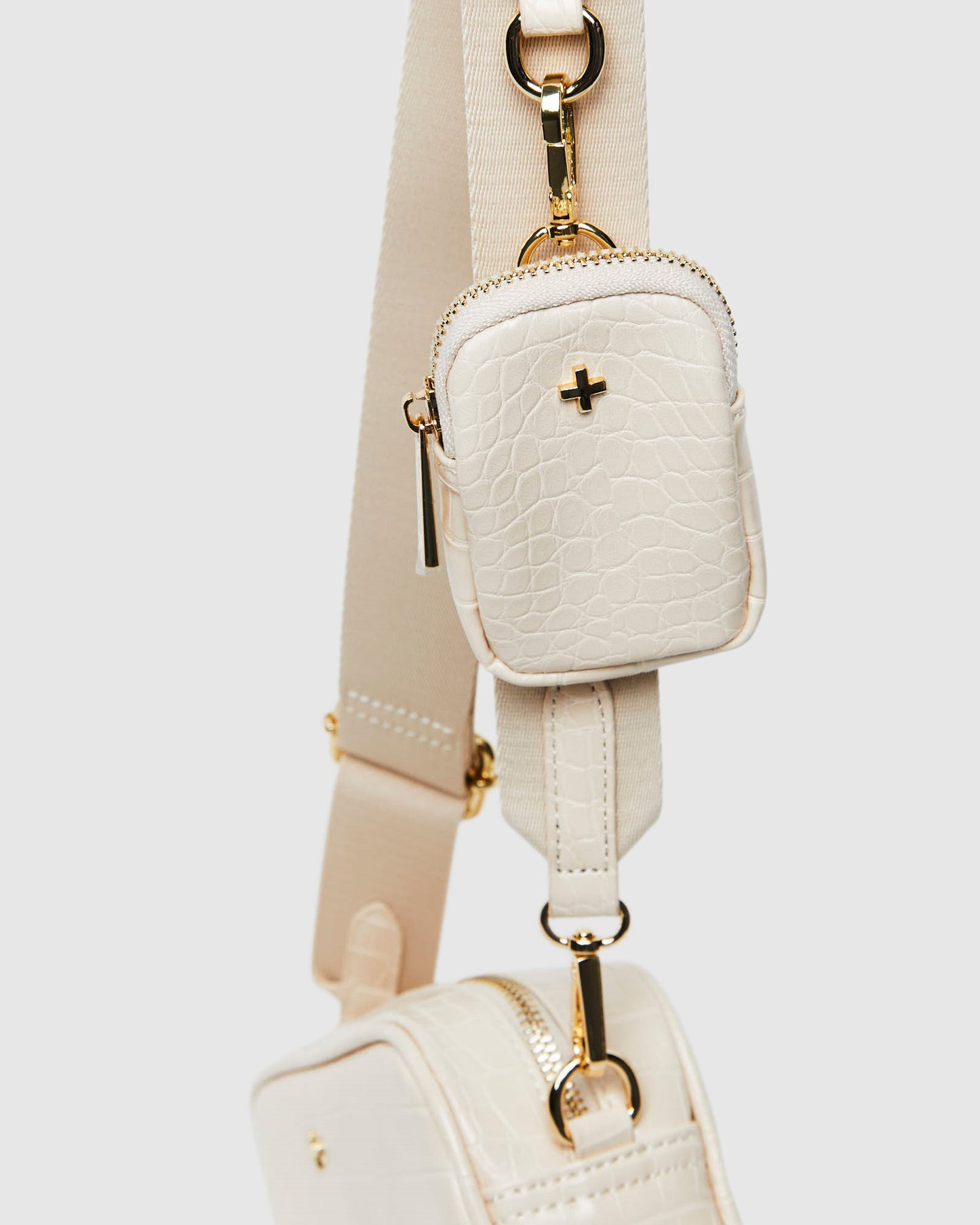 Justice Bag Croc Almond
