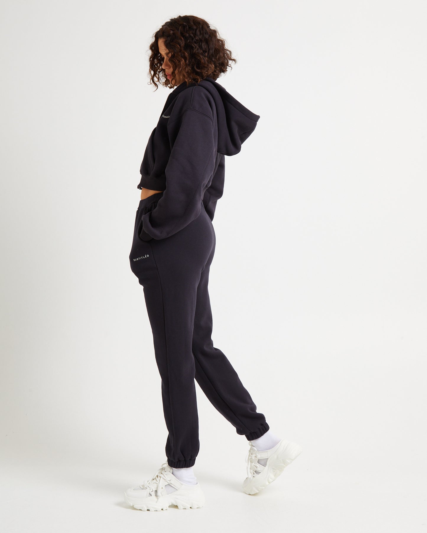 Subtitled Trackpants Almost Black
