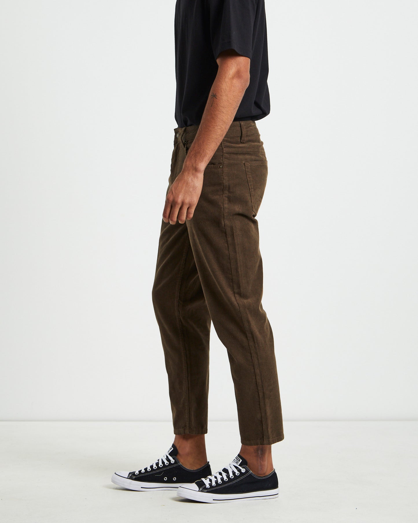 Switch Cord Pants in Chocolate Brown