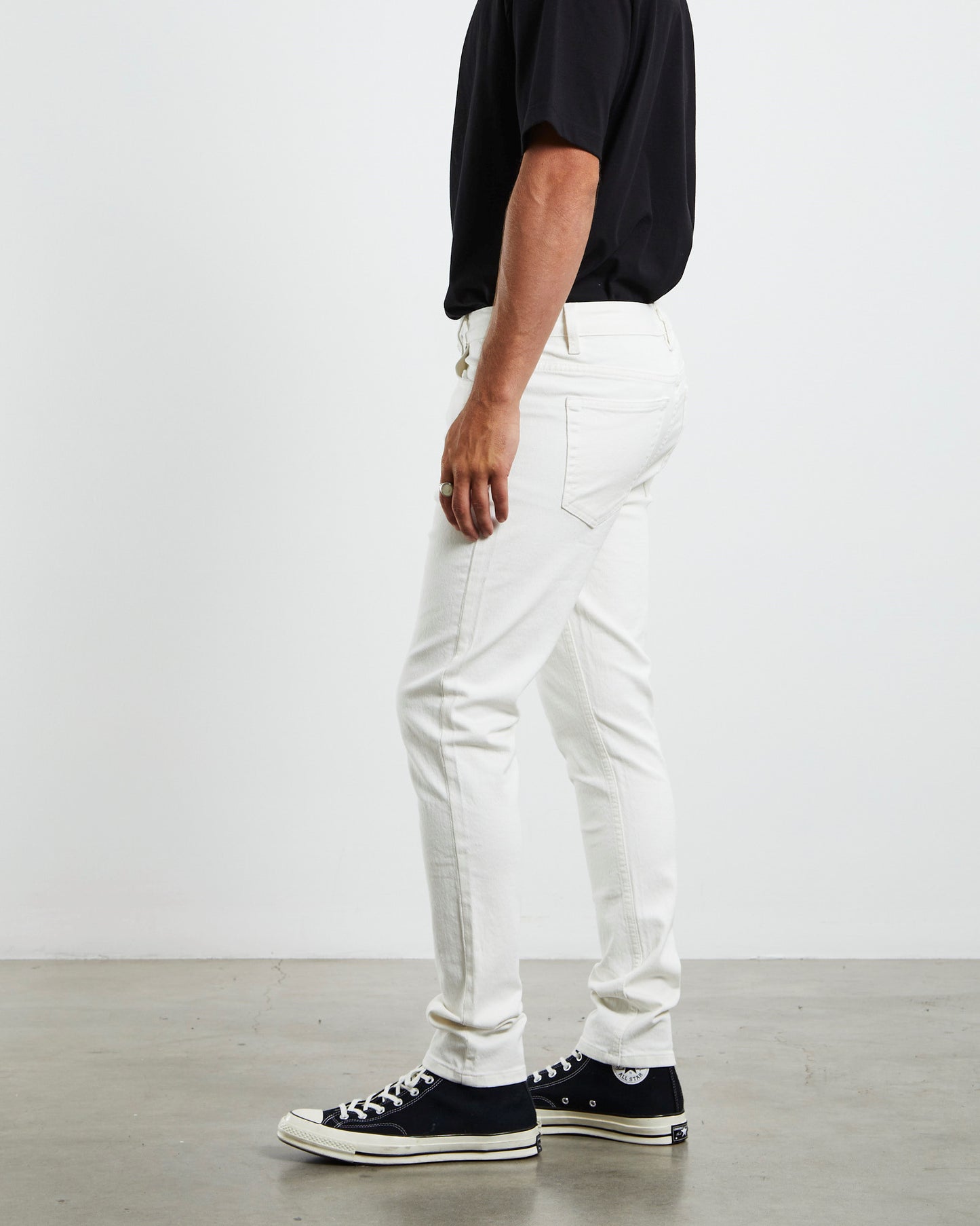City Riot Slim Jeans in White