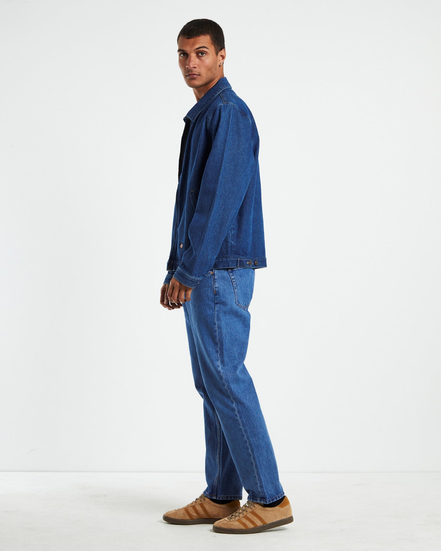 Eisenhower Denim Jacket Stone Washed Indigo Blue