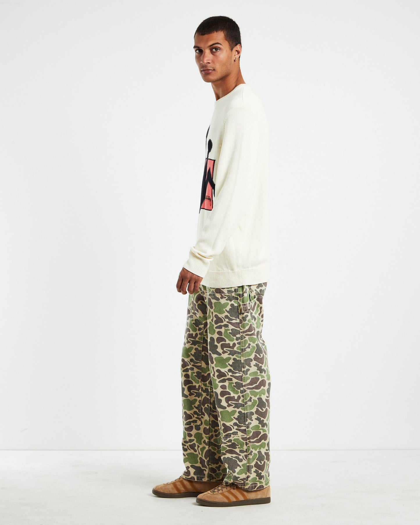 LB Crown Knit Crewneck Natural White