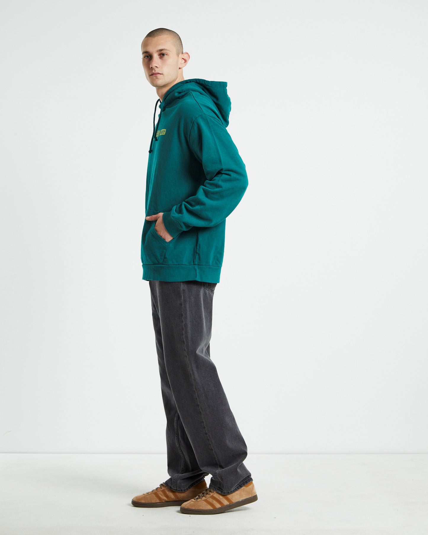 Global Acts 50-50 Hoodie Storm Green