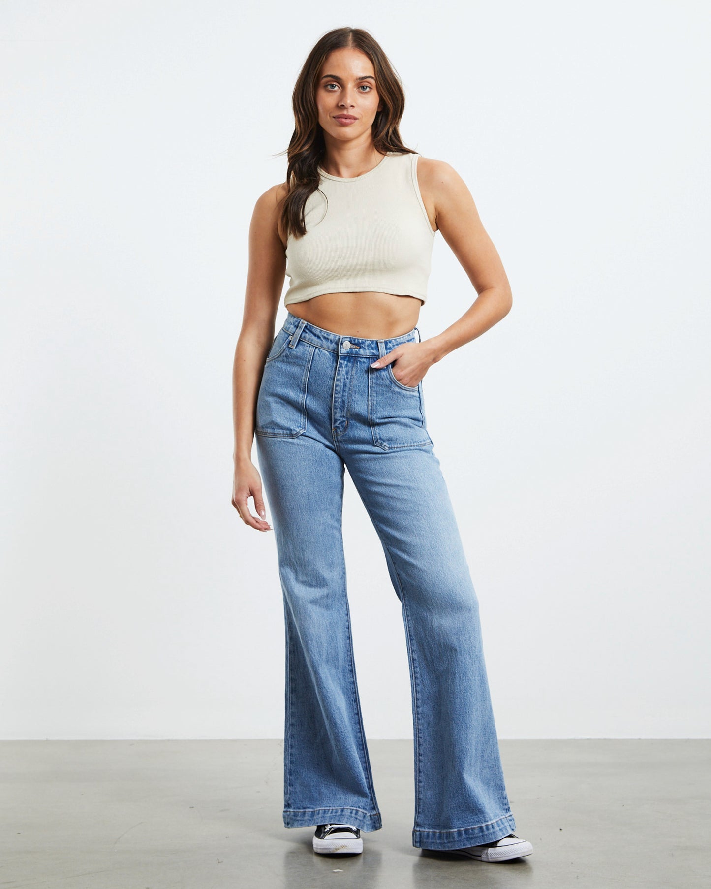 Phoebe Tonk x Rolla's Eastcoast Flare Jeans