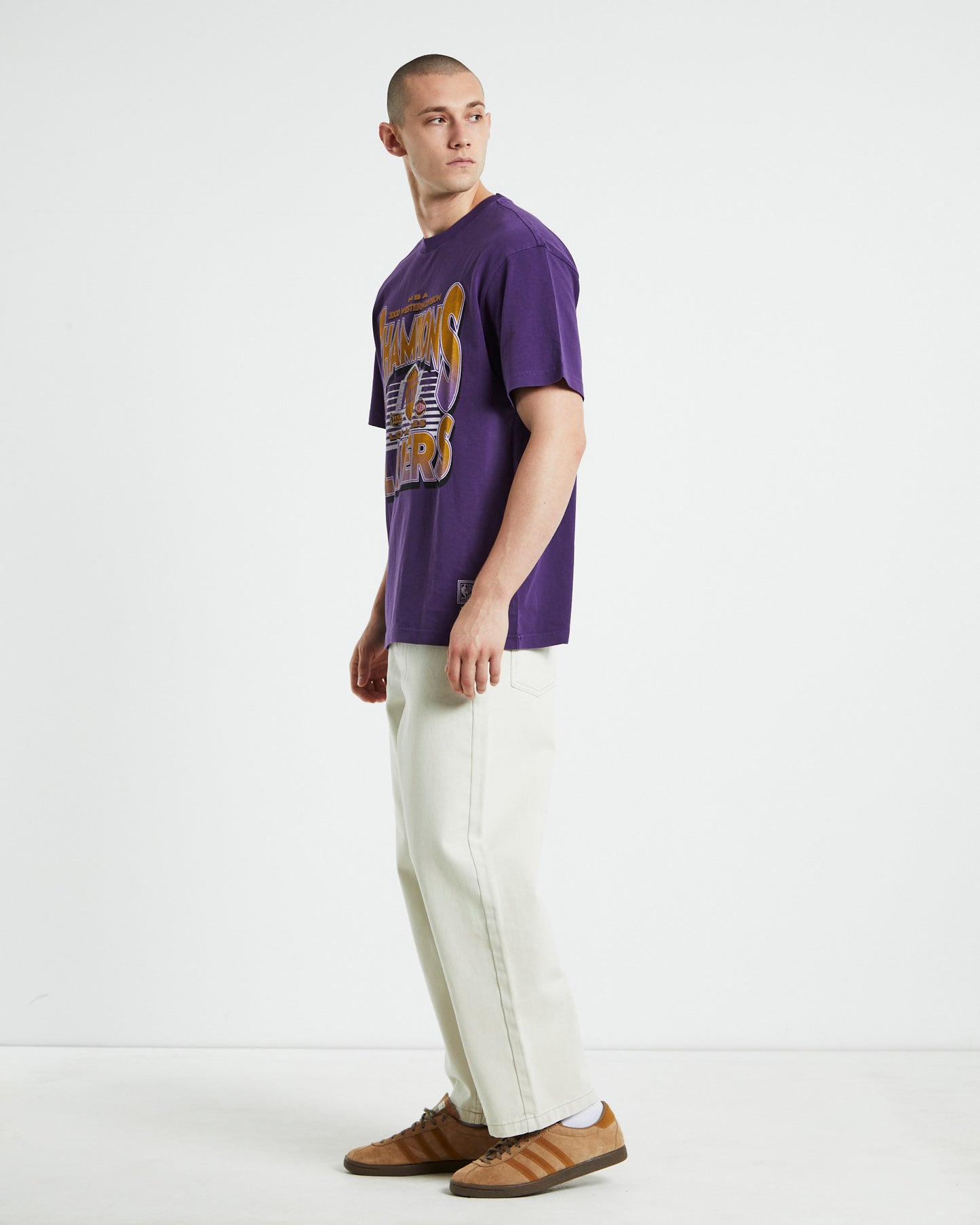 NBA Champs Los Angeles Lakers T-shirt Purple