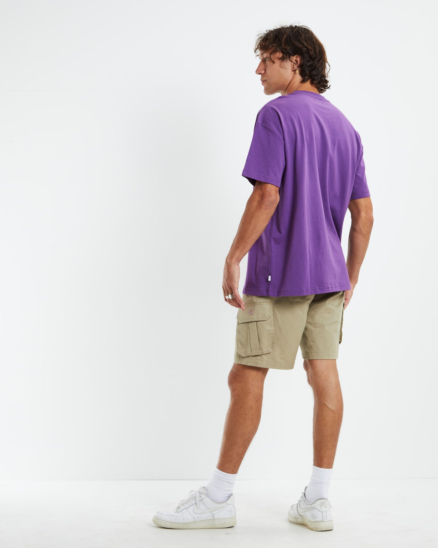Court Short Sleeve T-Shirt Berry Purple